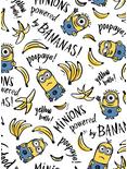 Minions Powered By Bananas Peel & Stick Wallpaper, , hi-res