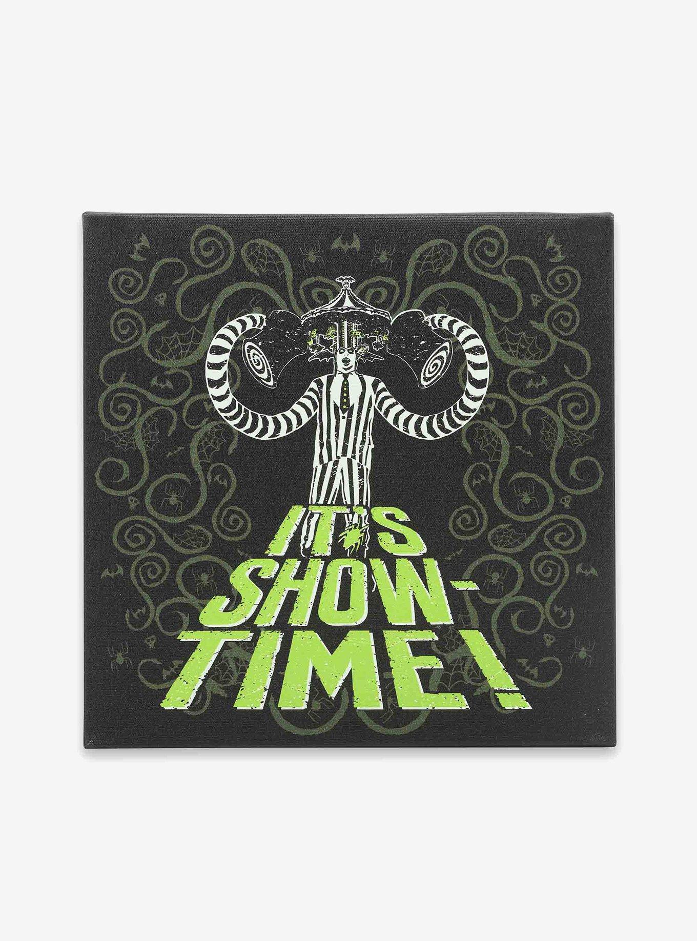 Beetlejuice It's Showtime Canvas Wall Decor, , hi-res