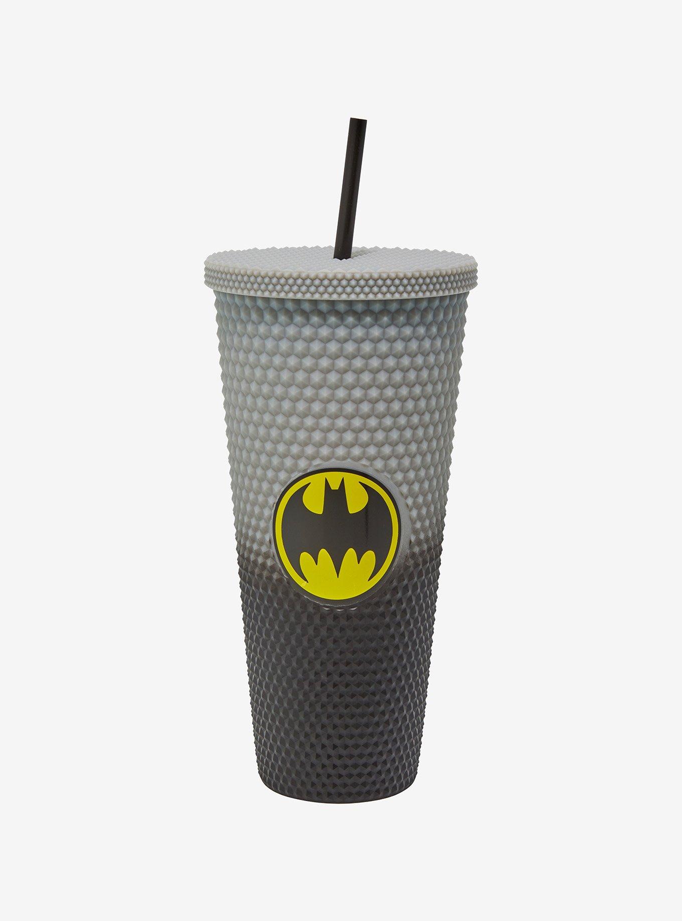 DC Comics Batman Ombré Pyramid Stud Acrylic Travel Cup, , hi-res