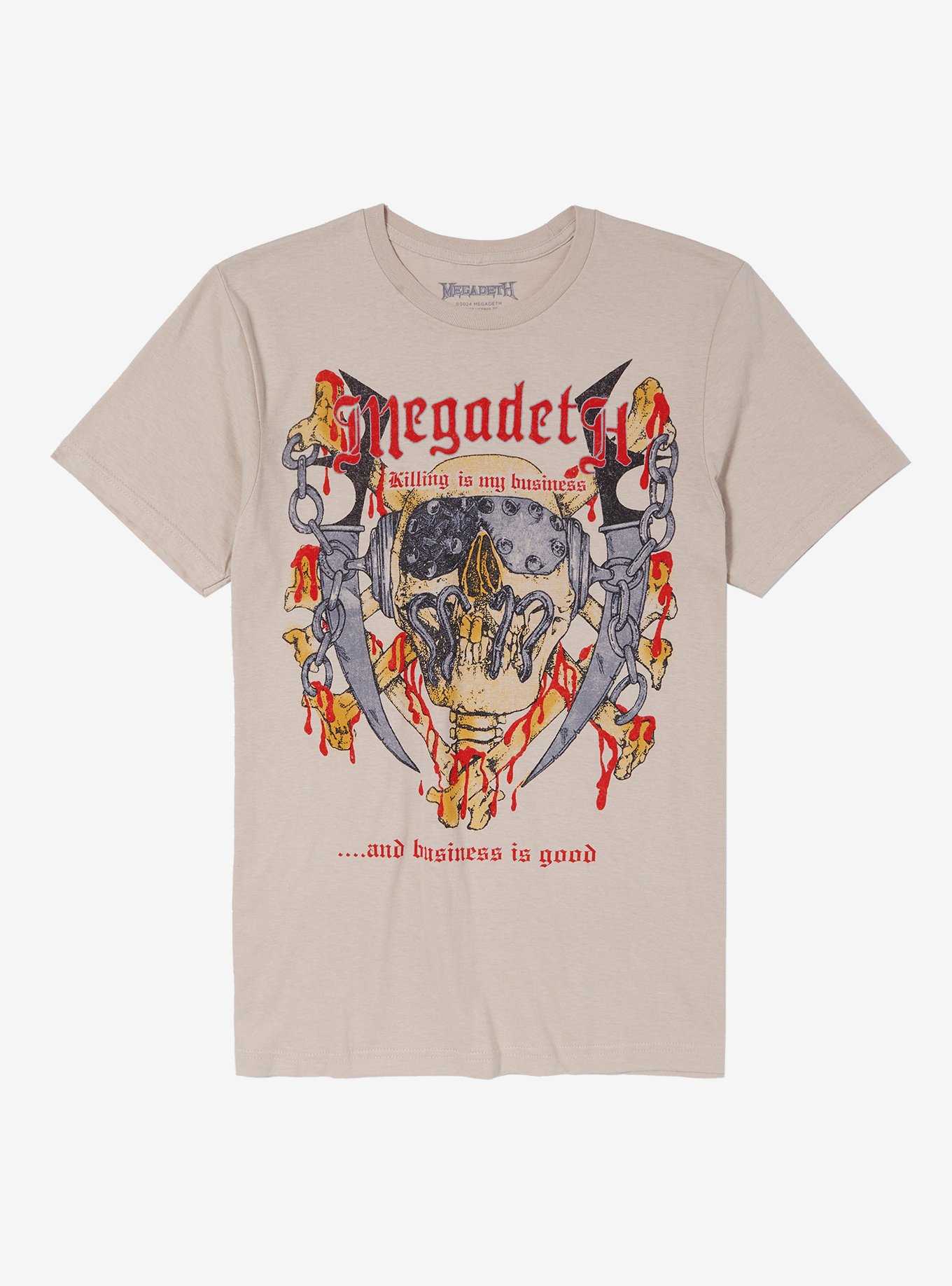 Megadeth Killing Is My Business Boyfriend Fit Girls T-Shirt, , hi-res