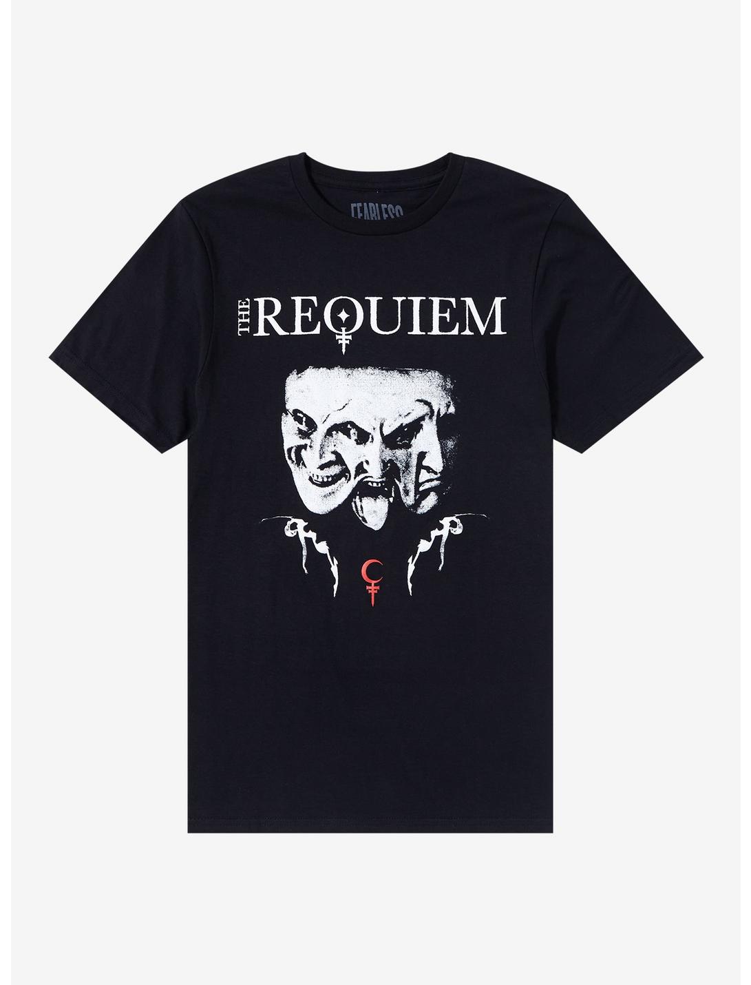 The Requiem Three Faces Boyfriend Fit Girls T-Shirt, BLACK, hi-res