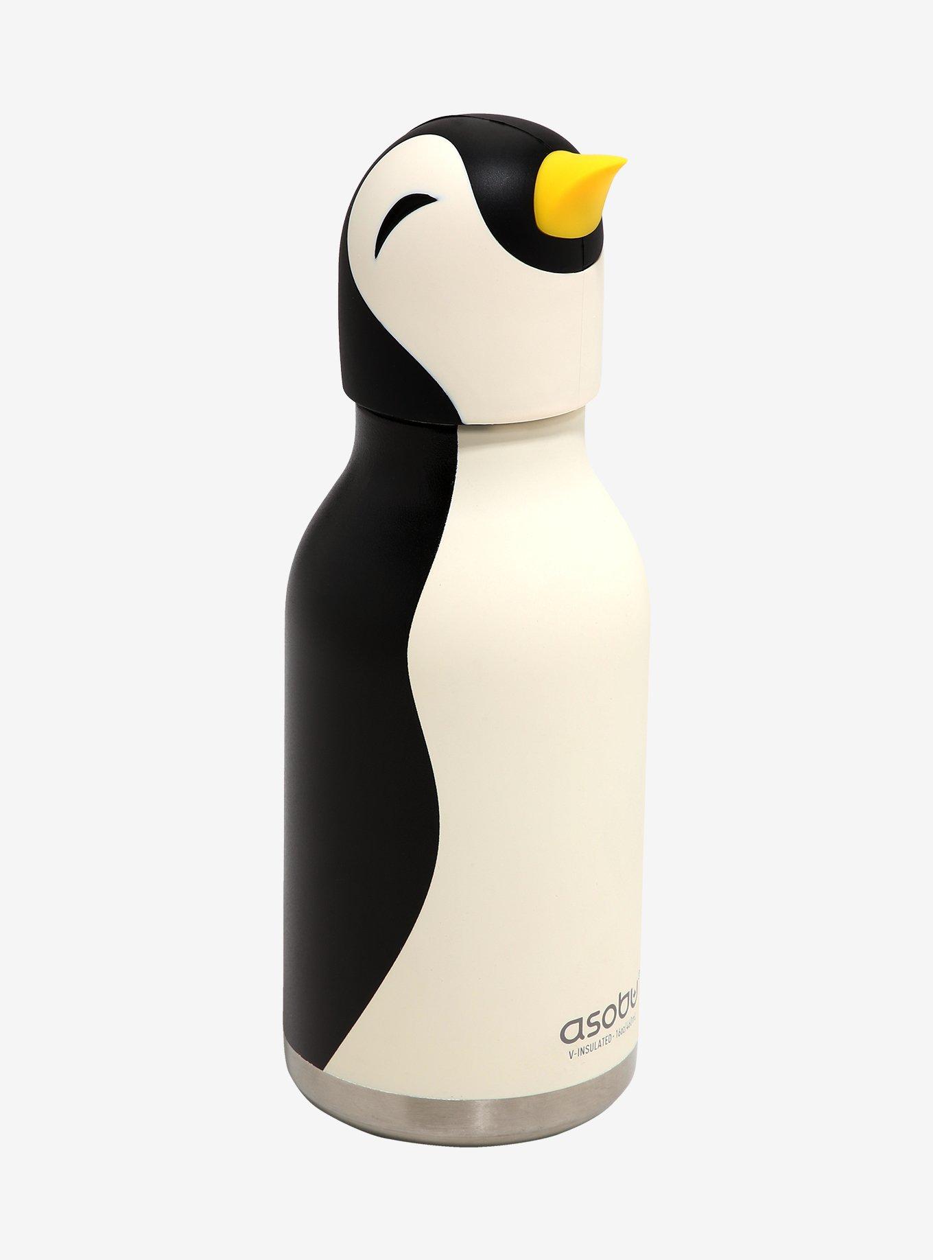 Asobu Penguin Topper Stainless Steel Water Bottle, , hi-res