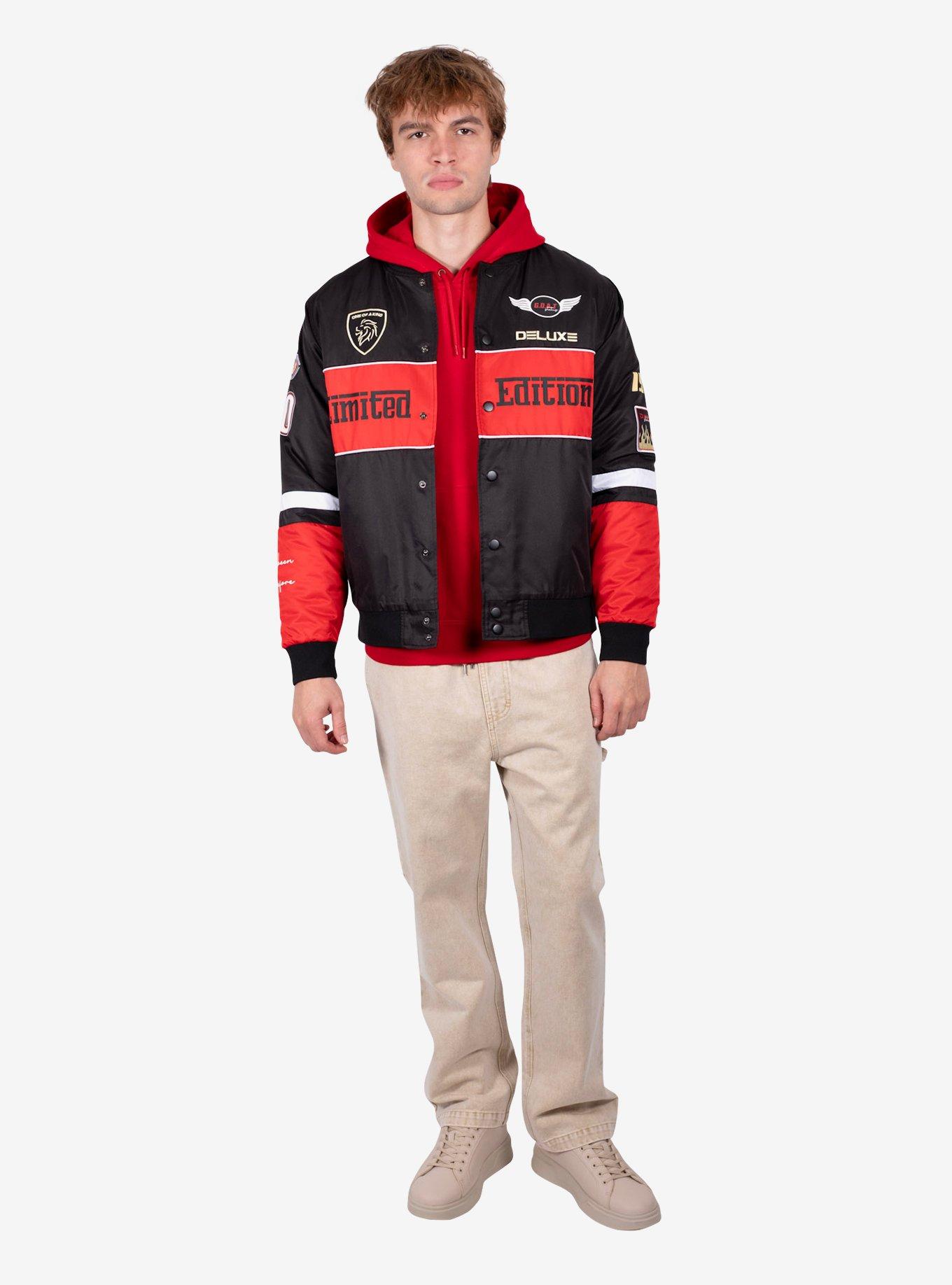 Limited Edition Twill Bomber Jacket, BEIGE, hi-res