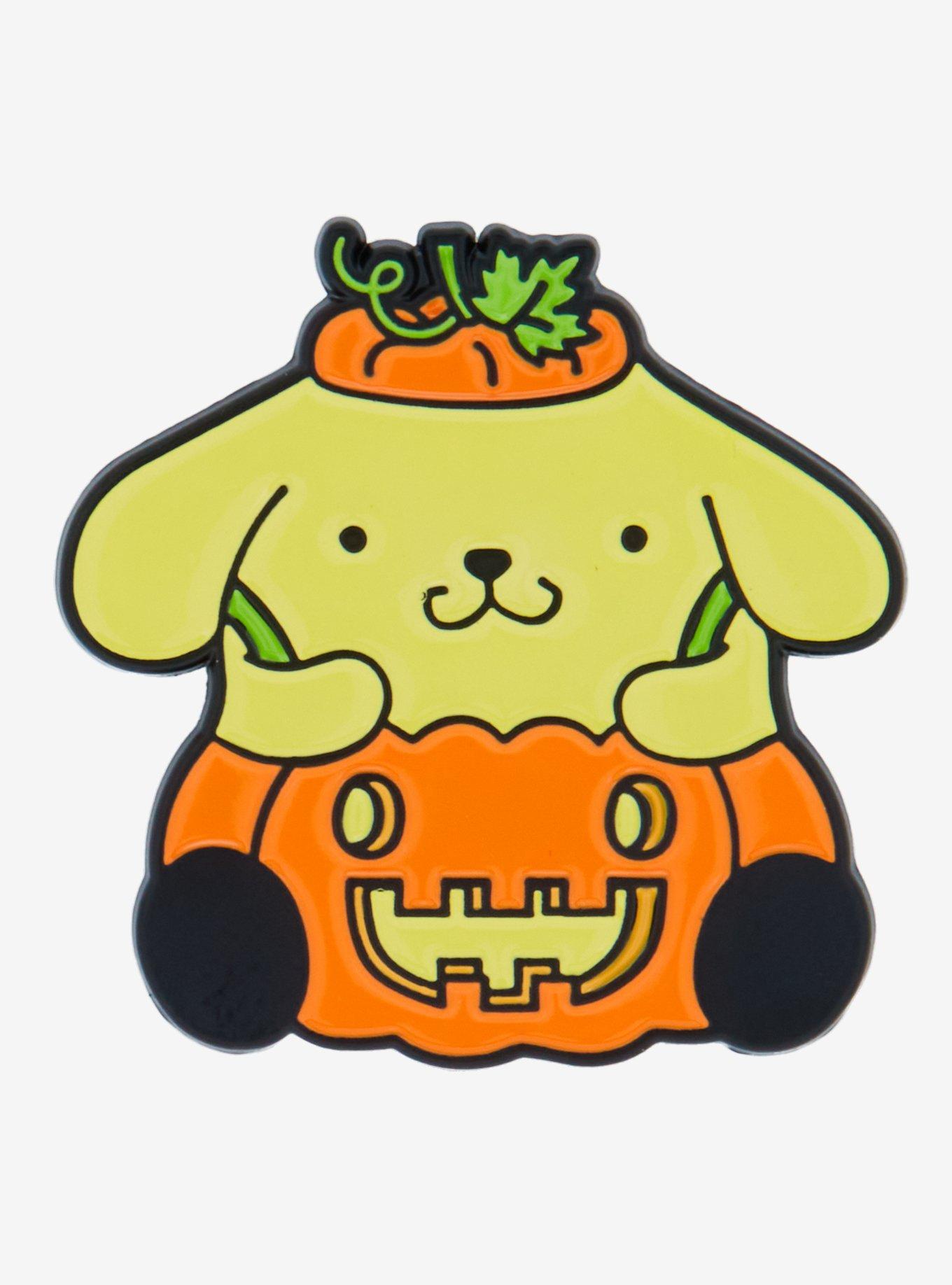 Sanrio Pompompurin Pumpkin Costume Enamel Pin — BoxLunch Exclusive, , hi-res