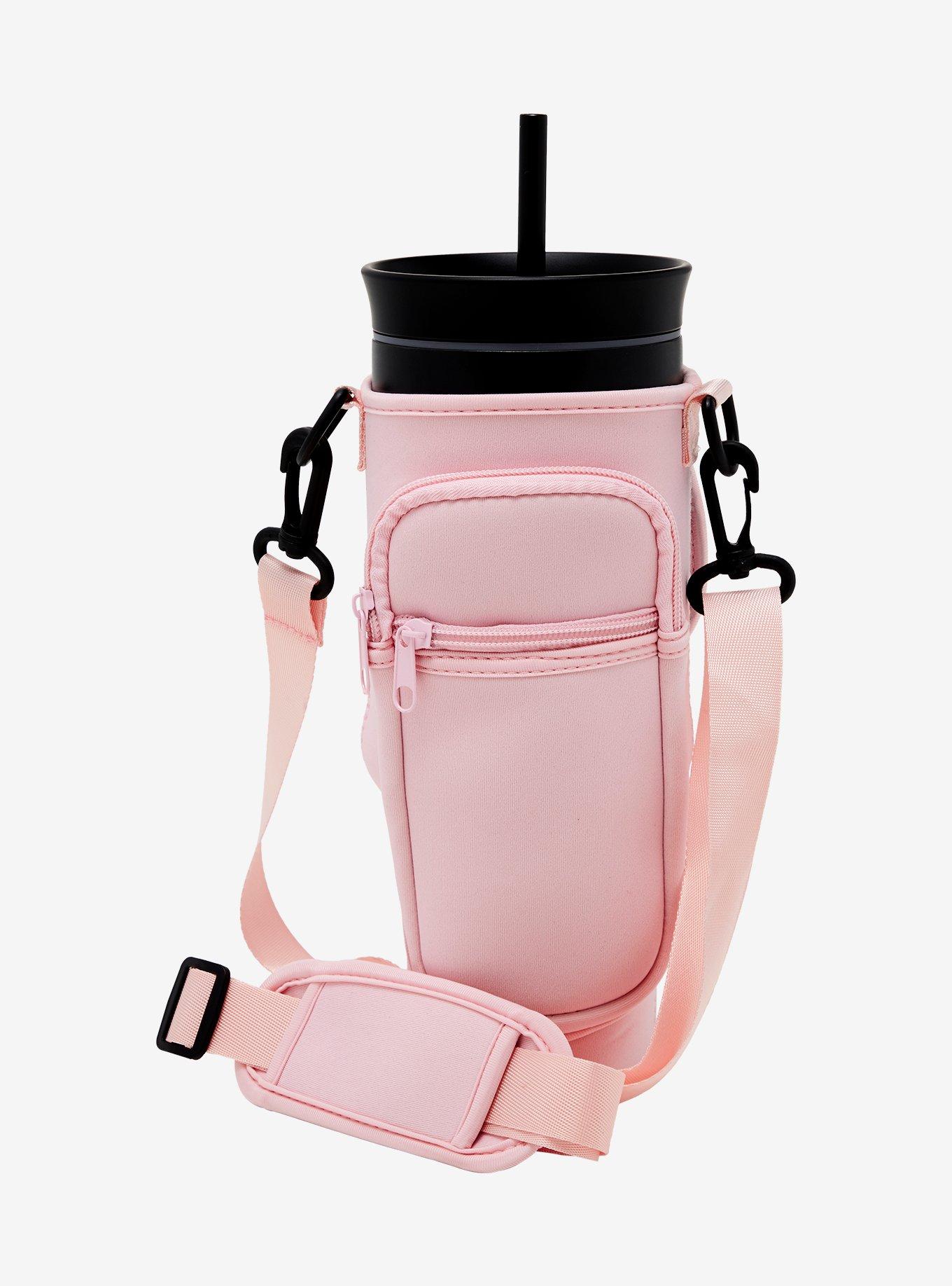 Pink Water Bottle Sling, , hi-res