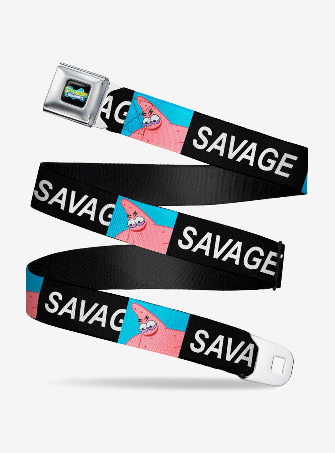 SpongeBob SquarePants Patrick Savage Pose Block Youth Seatbelt Belt, , hi-res