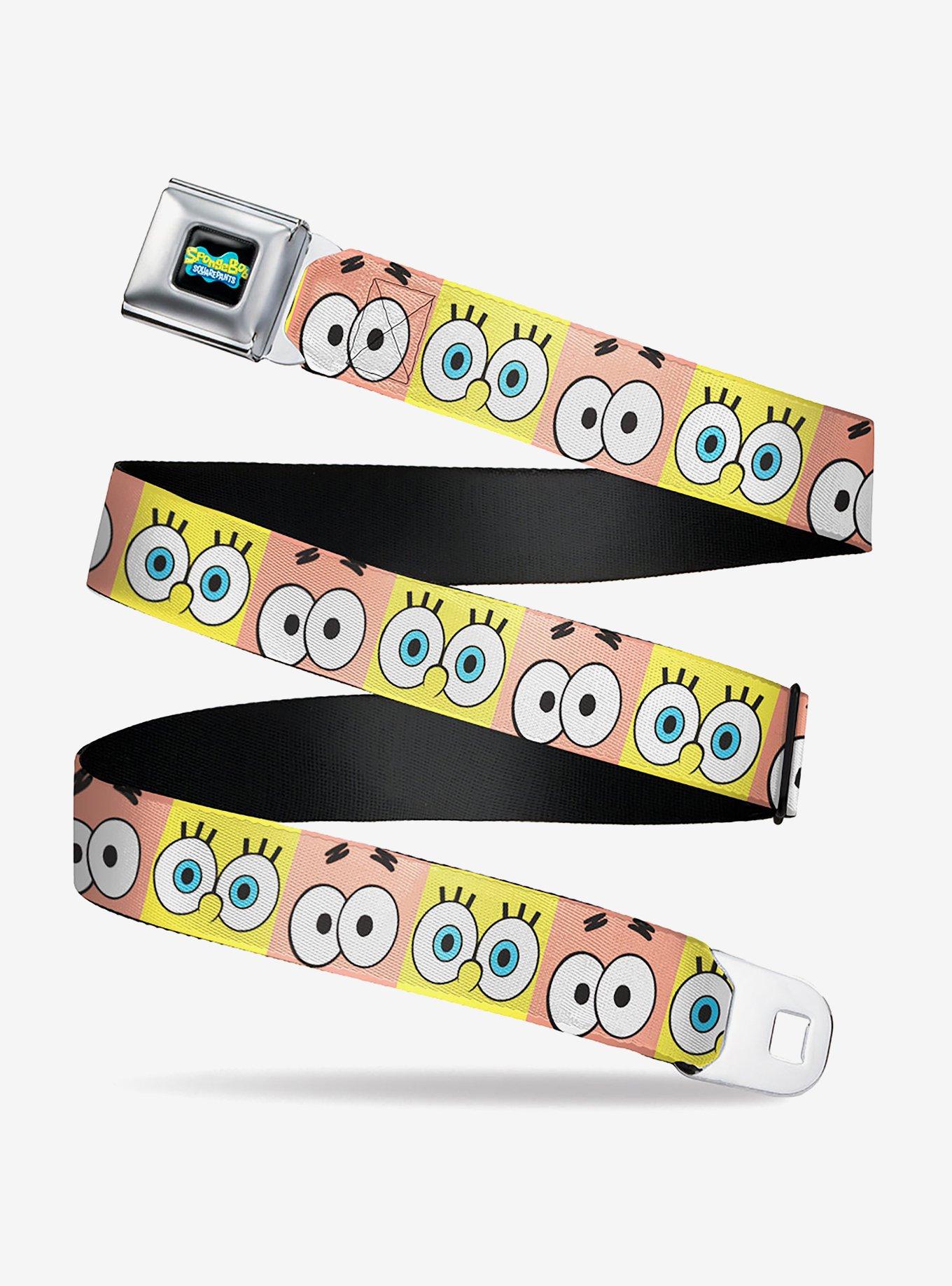 SpongeBob SquarePants And Patrick Eye Blocks Youth Seatbelt Belt, , hi-res