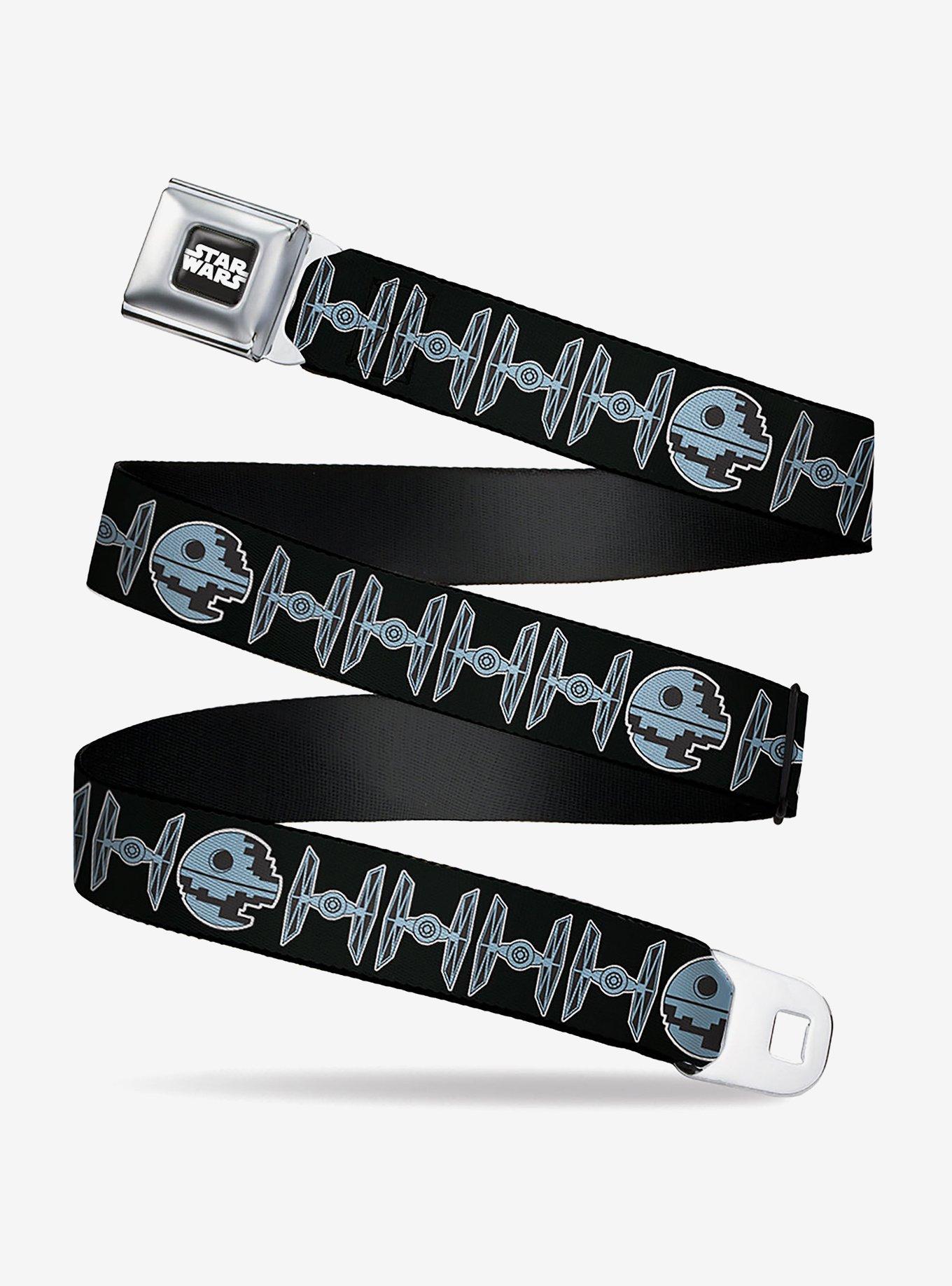 Star Wars Death Star And Tie Fighters Youth Seatbelt Belt, , hi-res