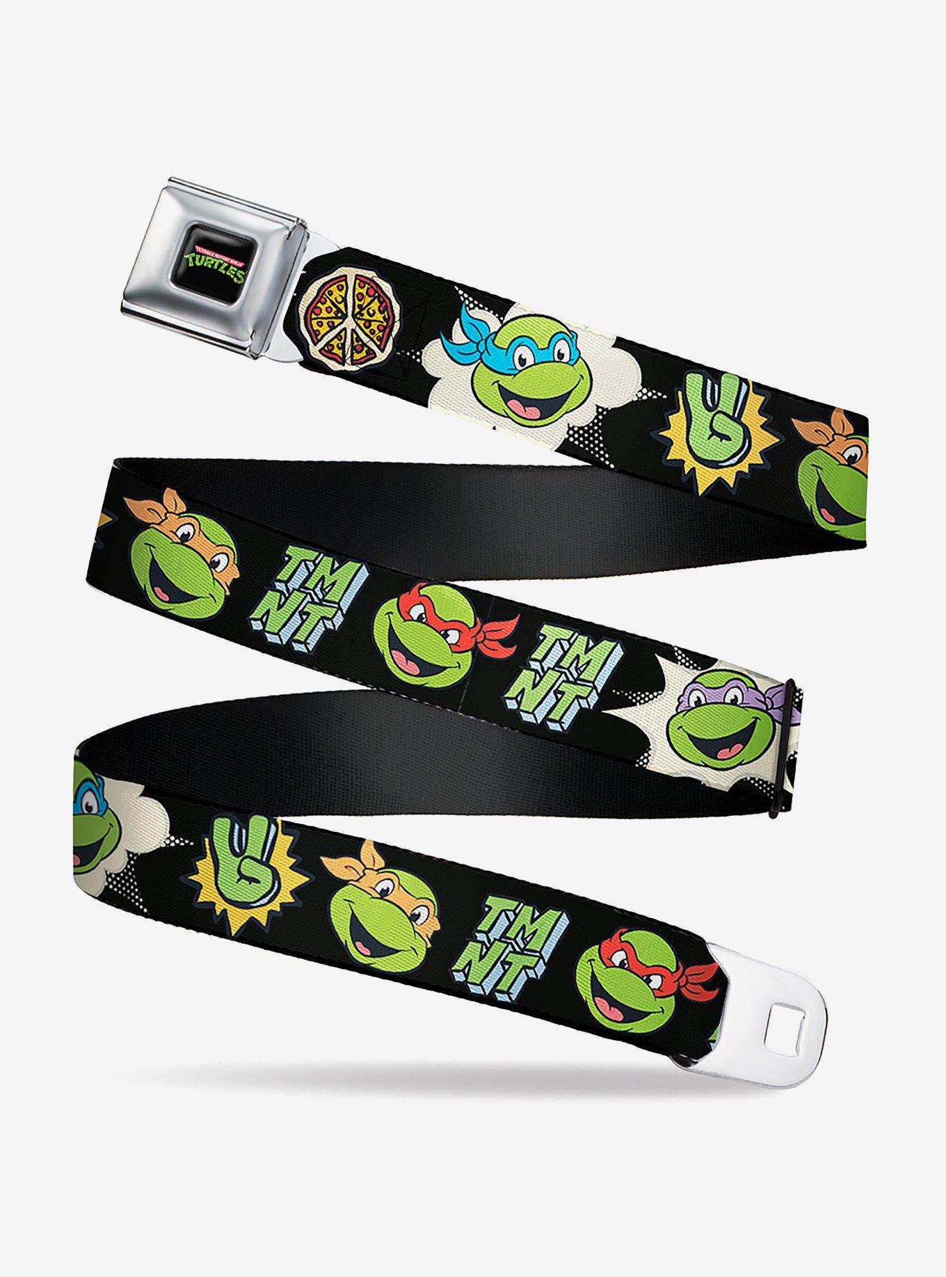 Teenage Mutant Ninja Turtles Faces And Icons Youth Seatbelt Belt, , hi-res