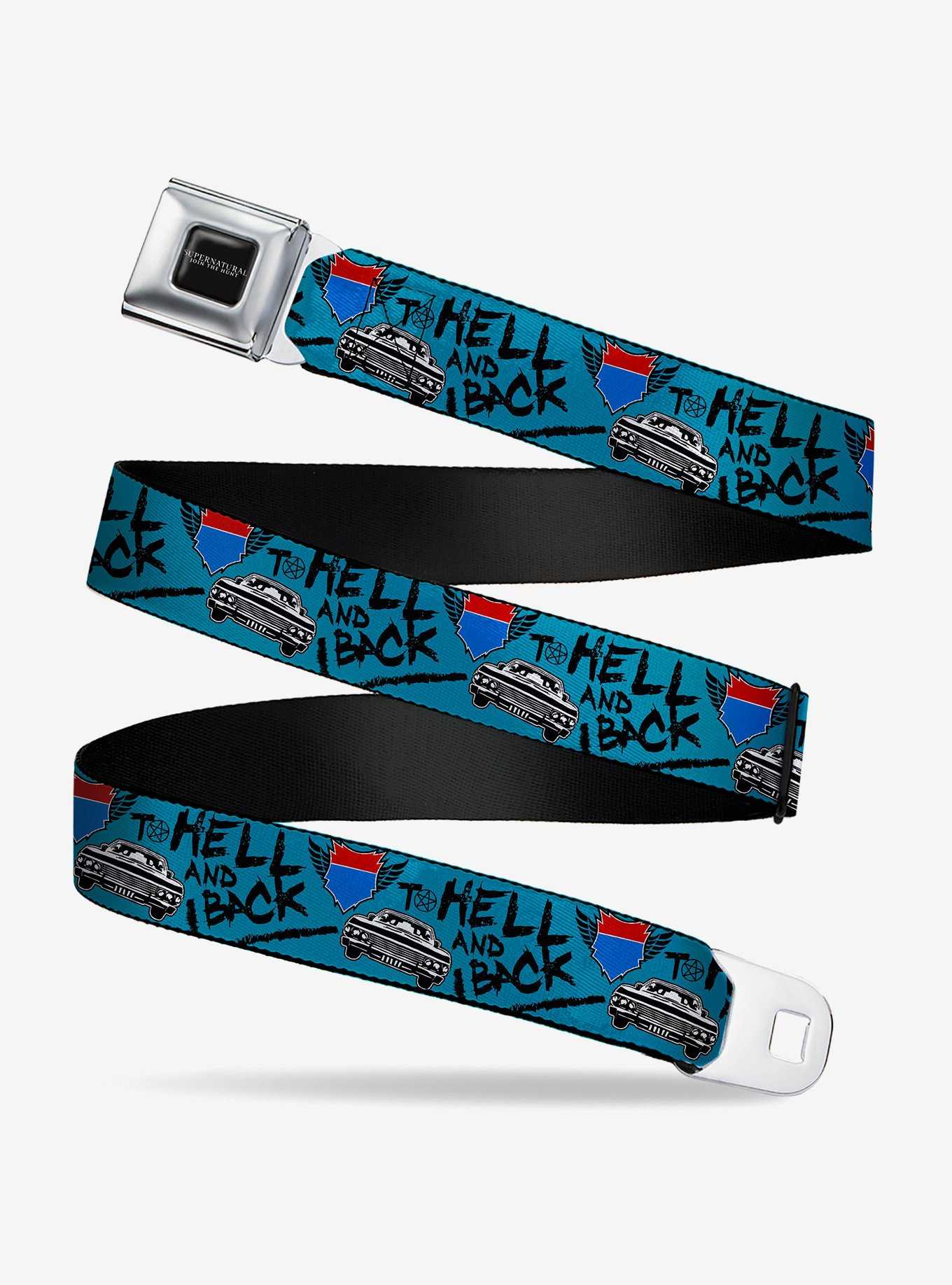 Supernatural Baby Car To Hell And Back Collage Youth Seatbelt Belt, , hi-res
