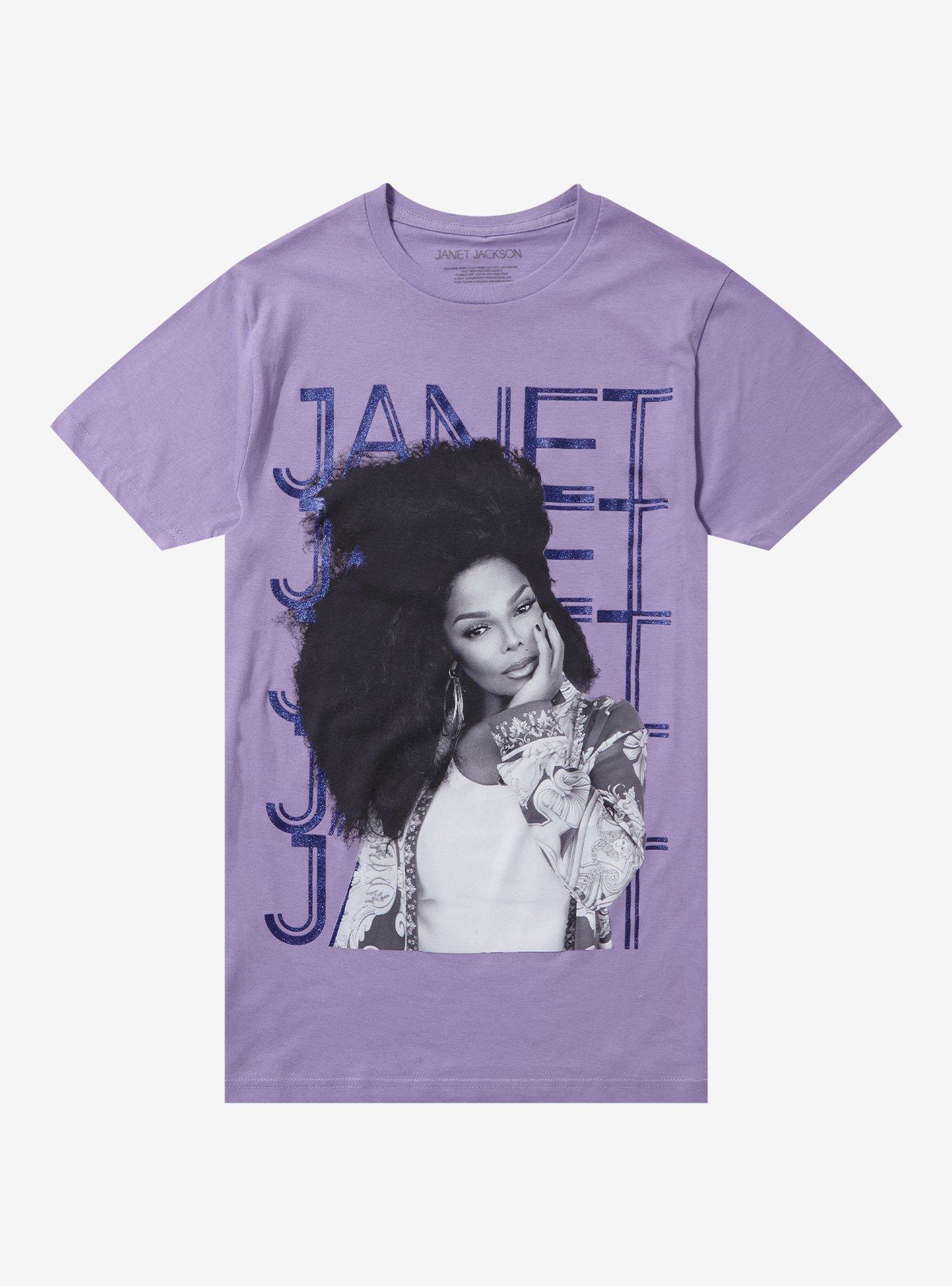 Jack Jackson Portrait Glitter Logo Boyfriend Fit Girls T-Shirt, LAVENDER, hi-res