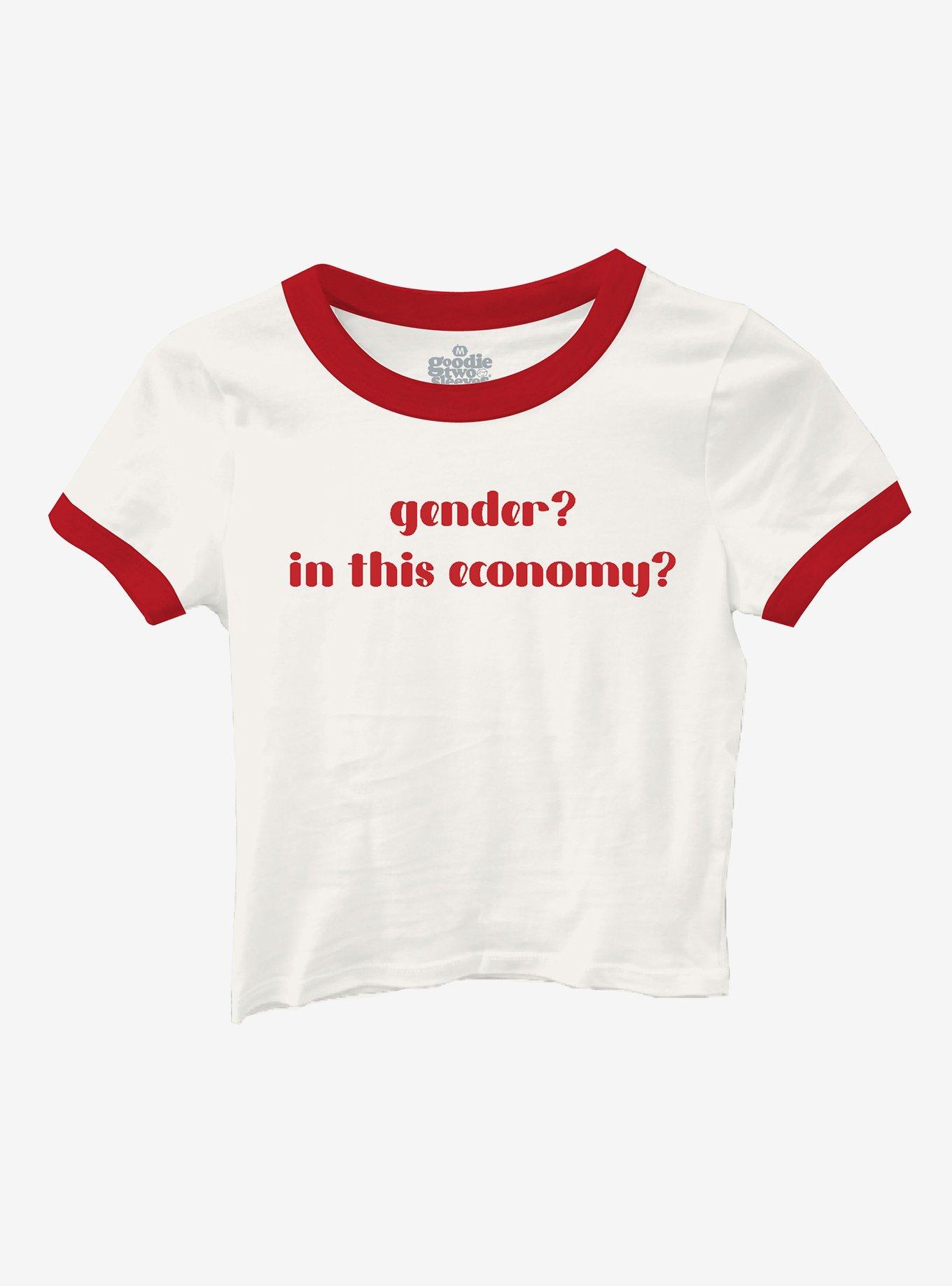 Gender In This Economy Ringer Baby T-Shirt, , hi-res