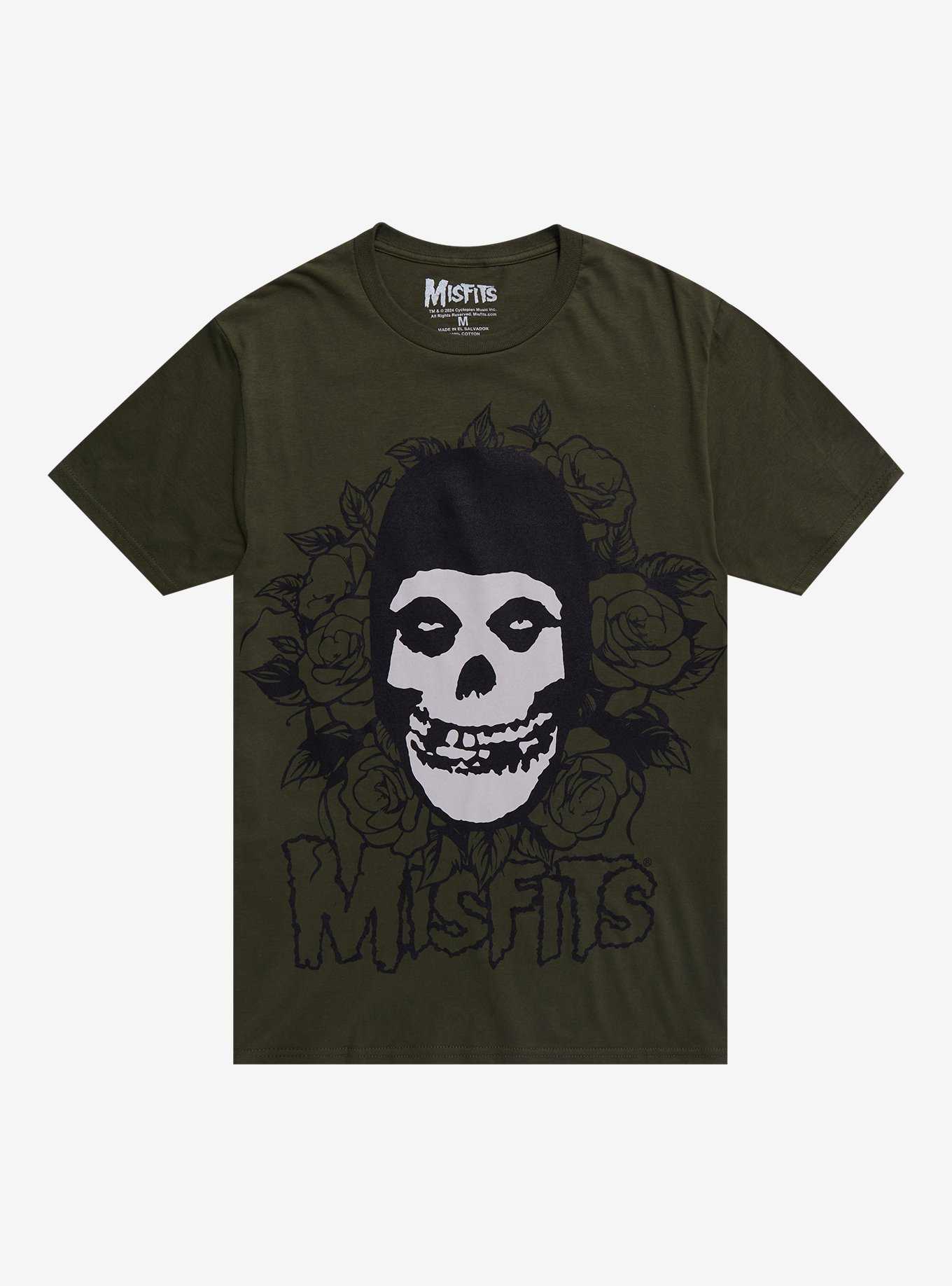 Misfits Roses Boyfriend Fit Girls T-Shirt, , hi-res