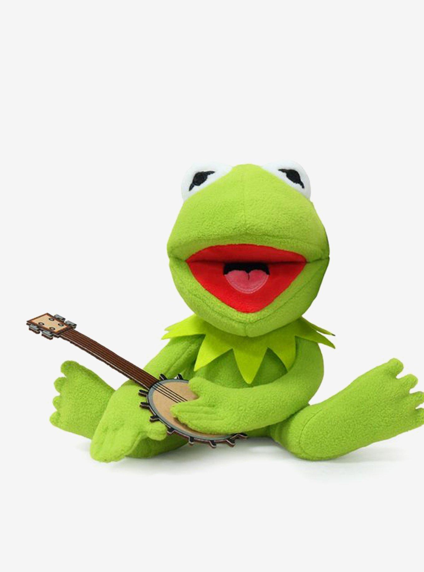 The Muppets Kermit Banjo Sitting Plush, , hi-res