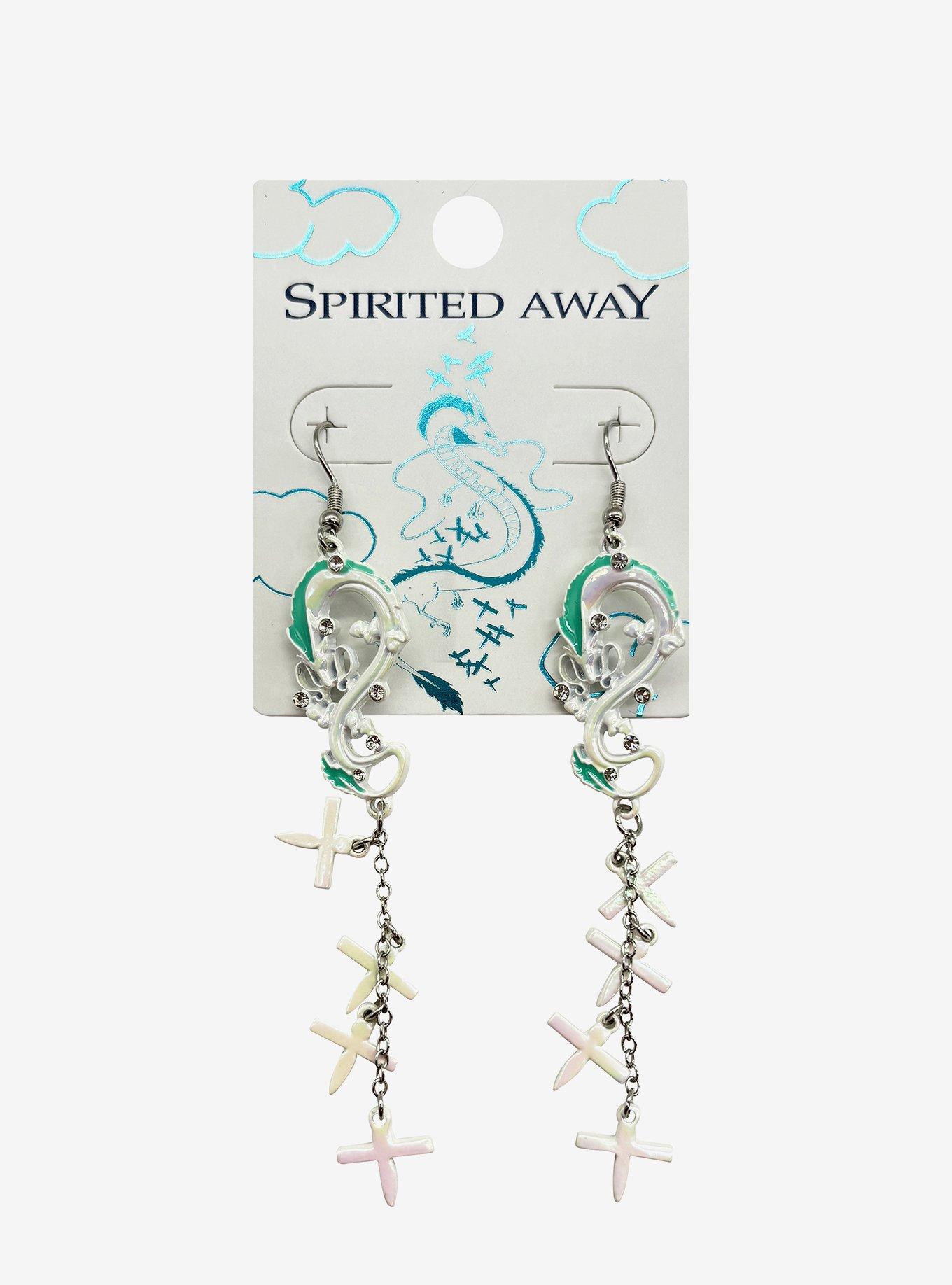 Studio Ghibli® Spirited Away Haku Jeweled Drop Earrings, , hi-res