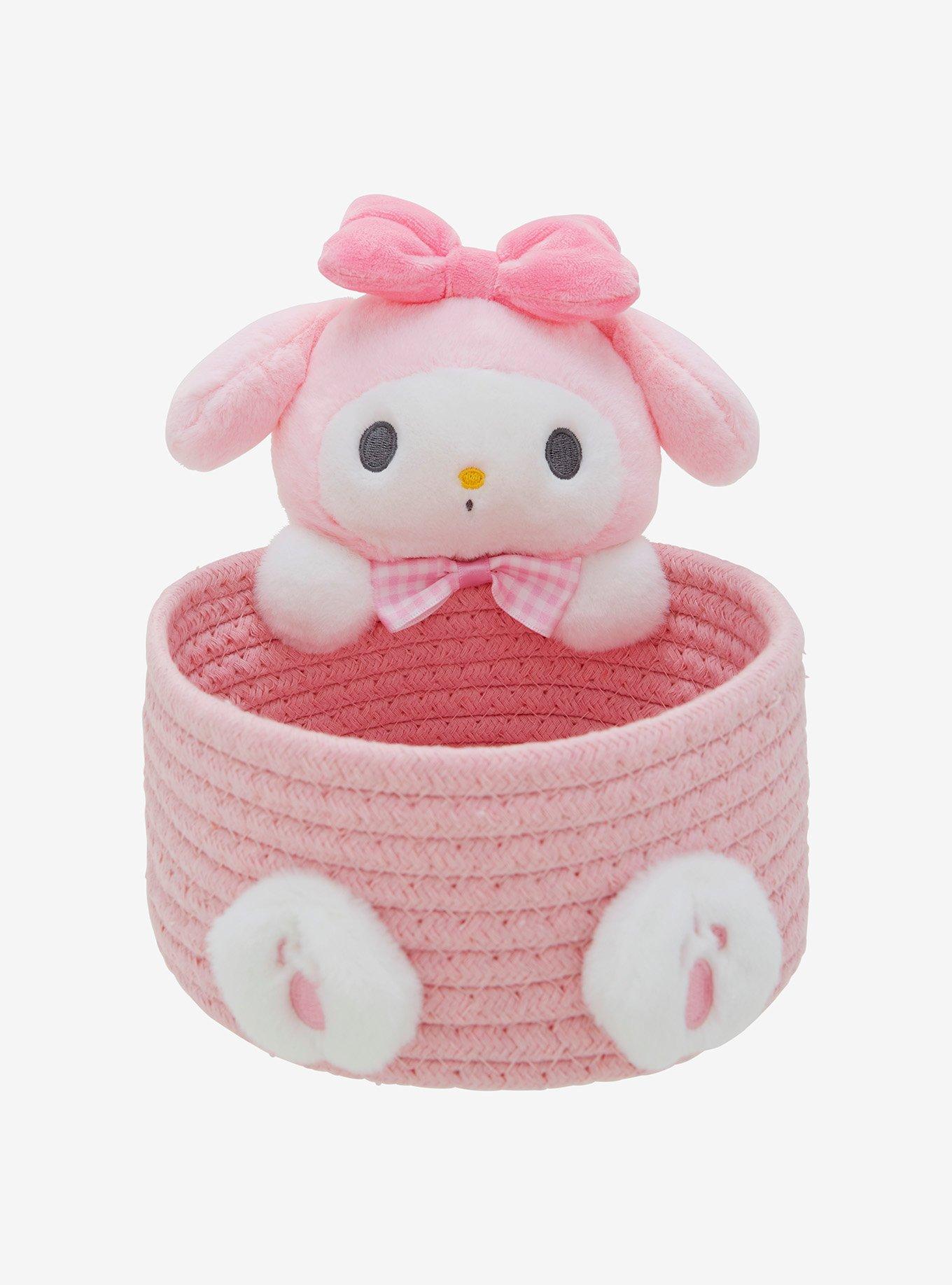 My Melody Plush Basket, , hi-res