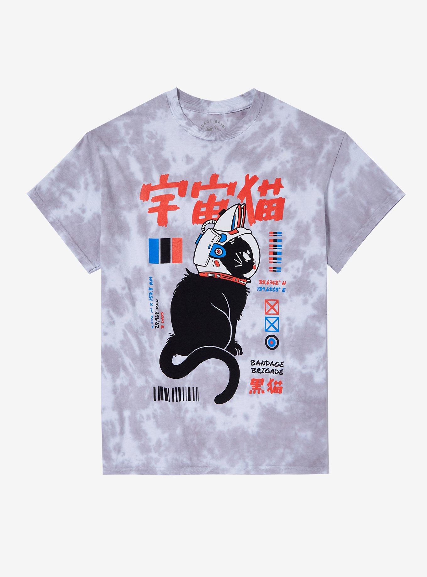 Astro Cat Tie-Dye T-Shirt By Bandage Brigade, MULTI, hi-res