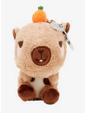 Capybara Plush Key Chain, , hi-res