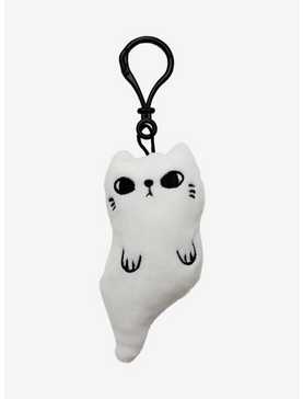 Ghost Cat Plush Key Chain, , hi-res