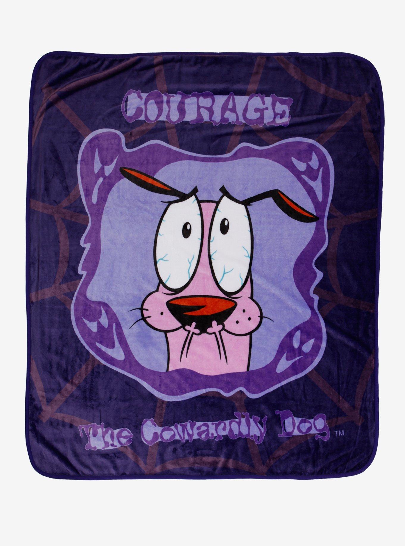 Courage The Cowardly Dog Frame Of Shame Throw Blanket, , hi-res