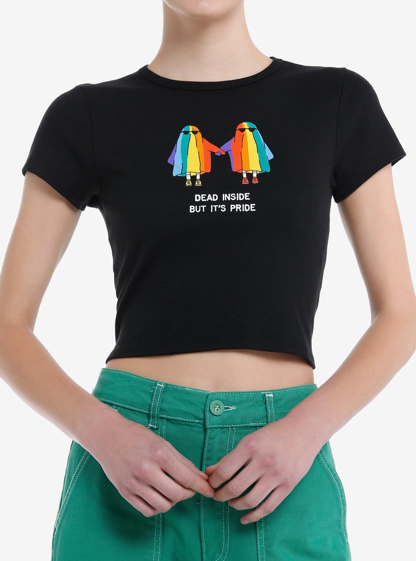 Dead Inside Pride Ghosts Baby T-Shirt, MULTI, hi-res