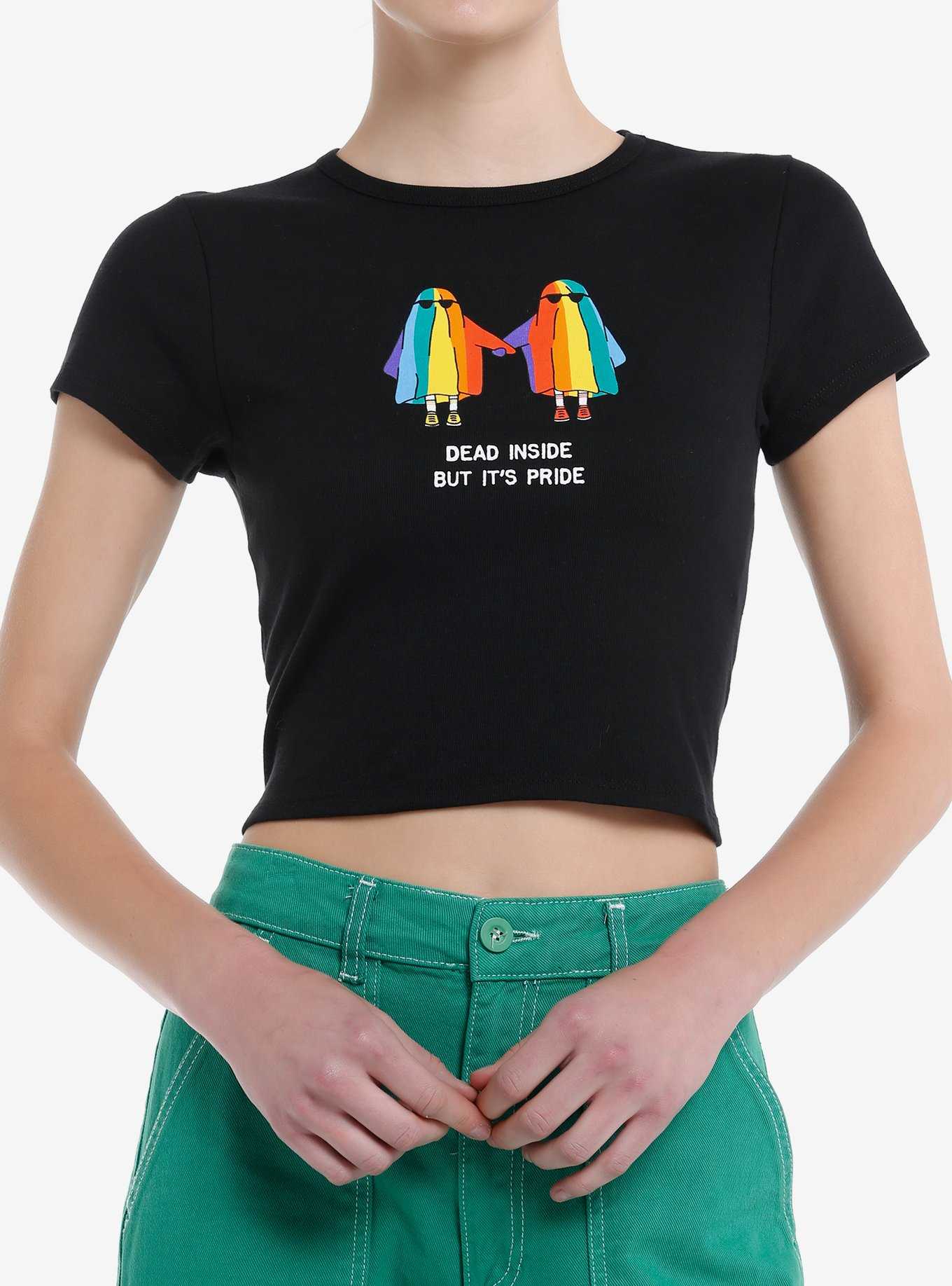 Dead Inside Pride Ghosts Baby T-Shirt, , hi-res