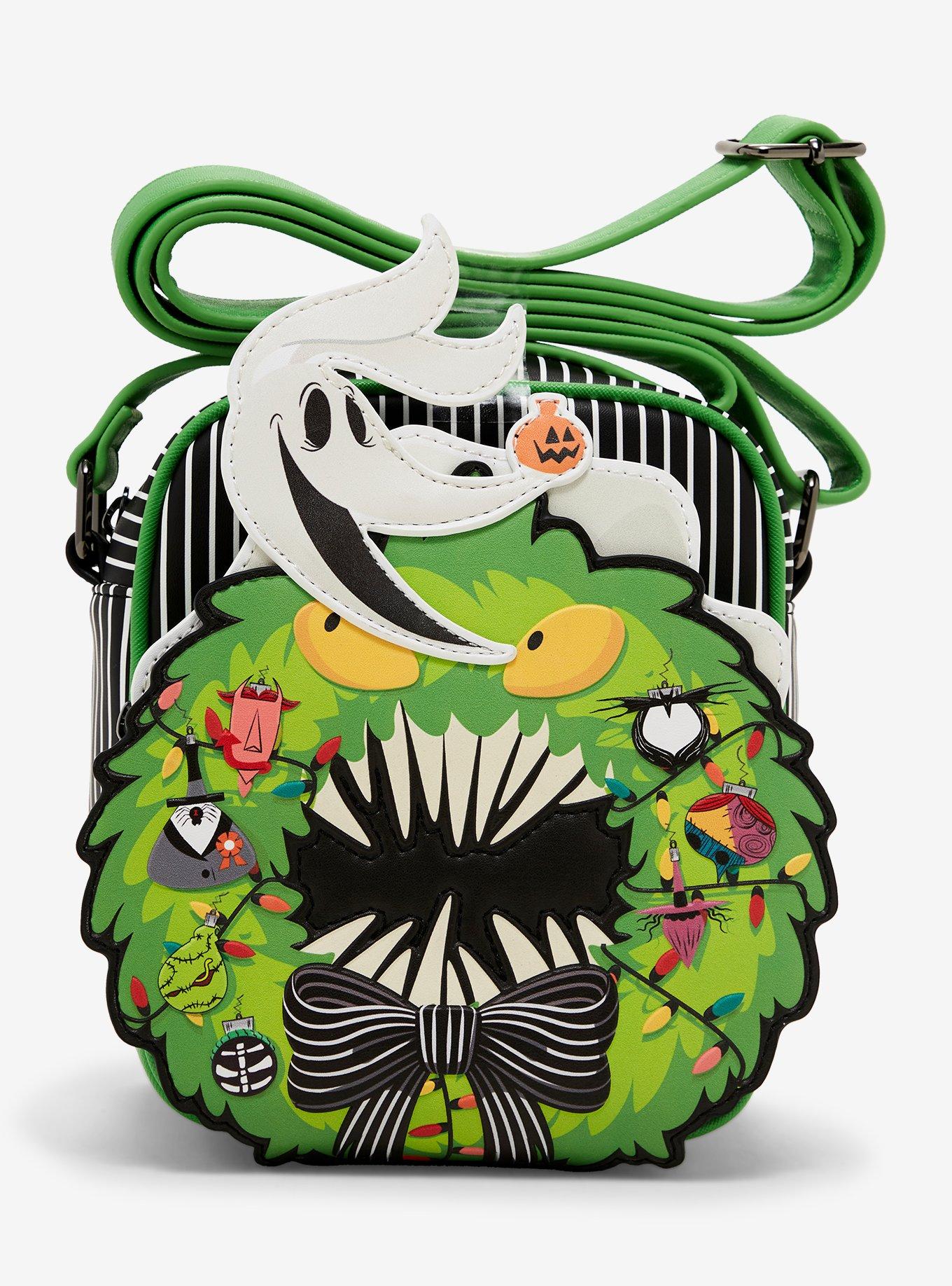 Loungefly Disney The Nightmare Before Christmas Zero Wreath Glow-in-the-Dark Crossbody Bag — BoxLunch Exclusive