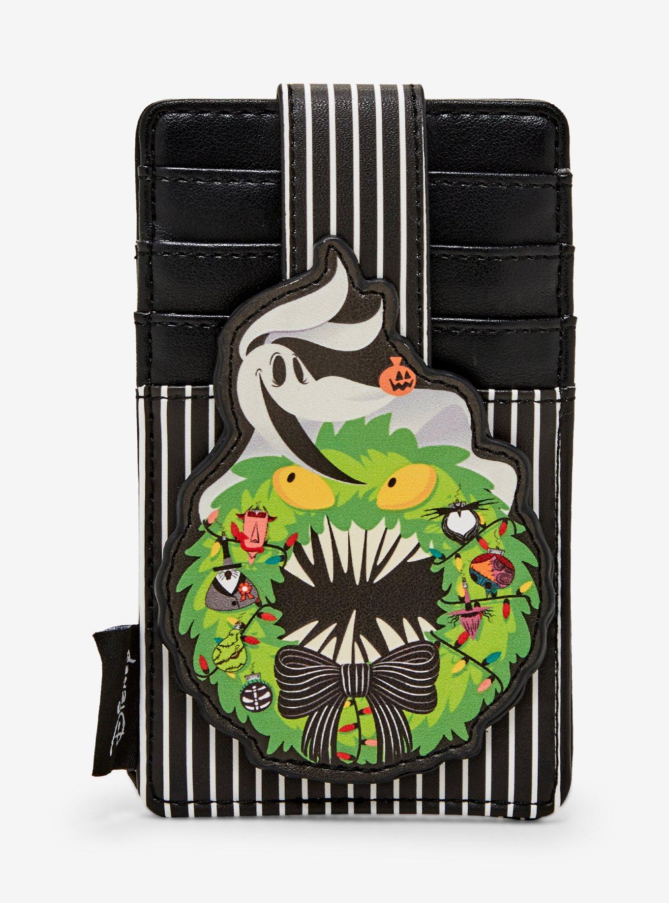 Loungefly Disney The Nightmare Before Christmas Zero Wreath Glow-in-the-Dark Cardholder — BoxLunch Exclusive, , hi-res