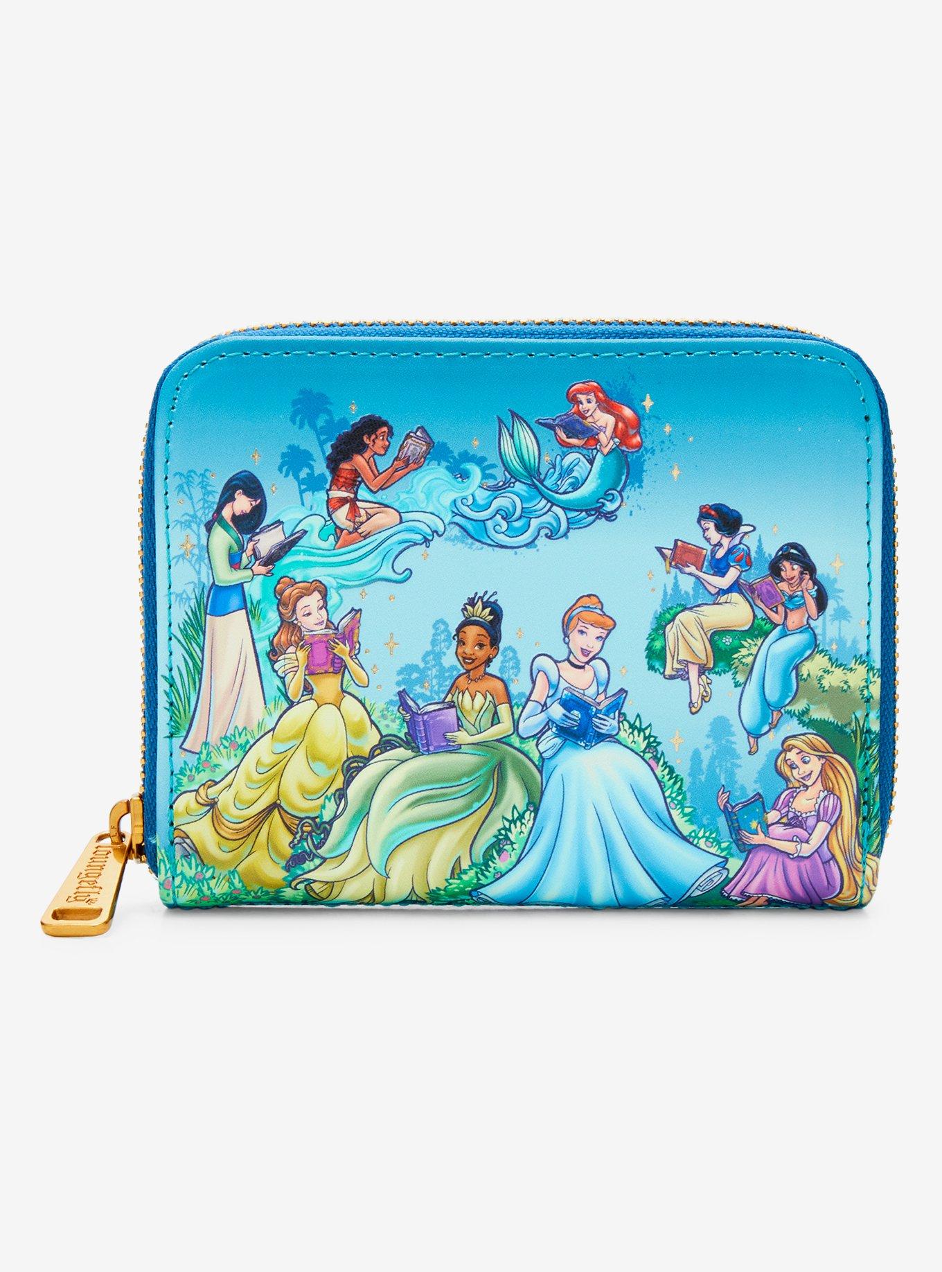 Loungefly Disney Princesses Reading Small Zip Wallet - BoxLunch Exclusive, , hi-res