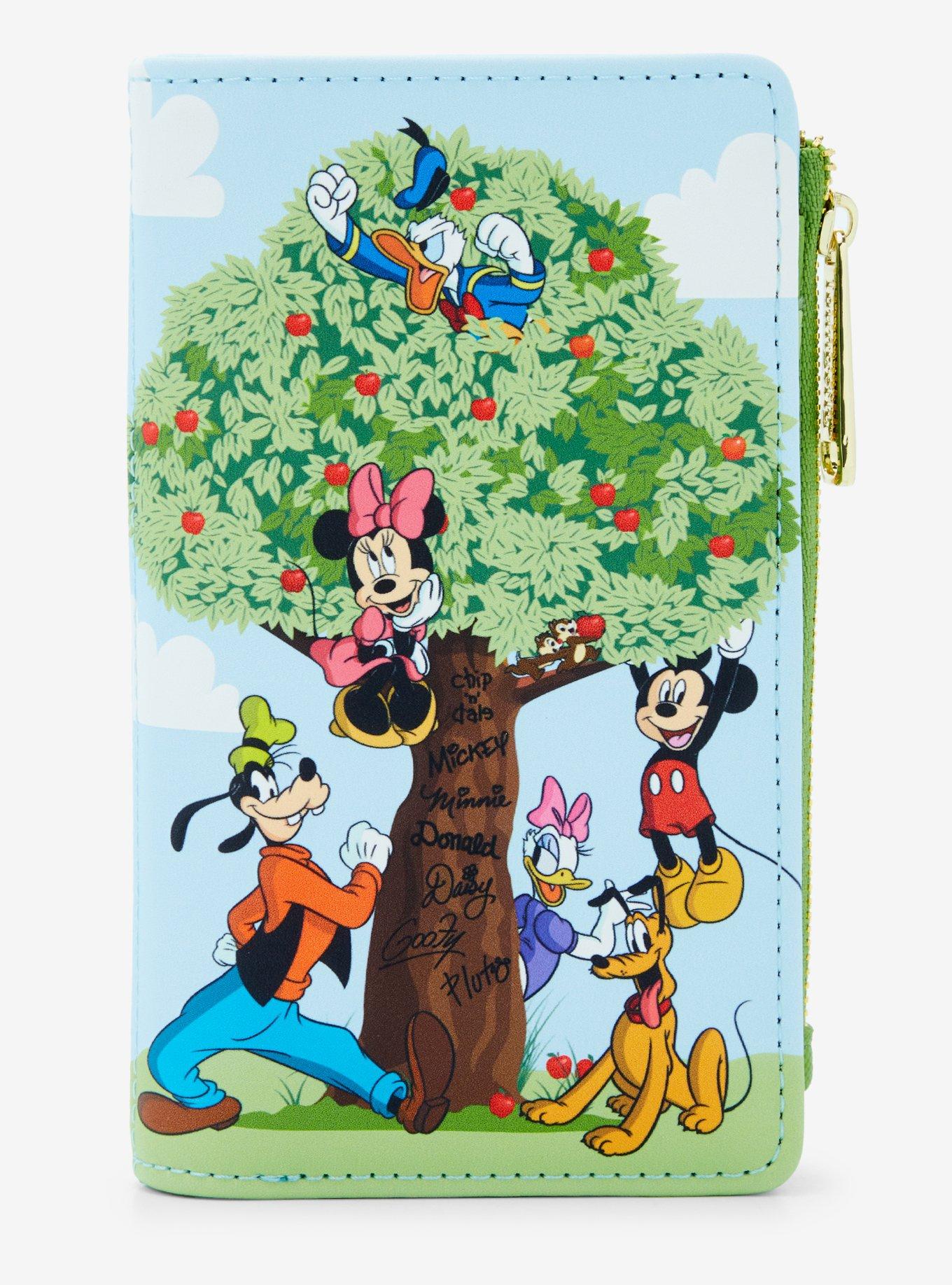Loungefly Disney Mini Backpack & Wallet Mickey & Friends Christmas Tree NEW New Mickey and Friends Mini Backpack by @loungefly available  main image 4
