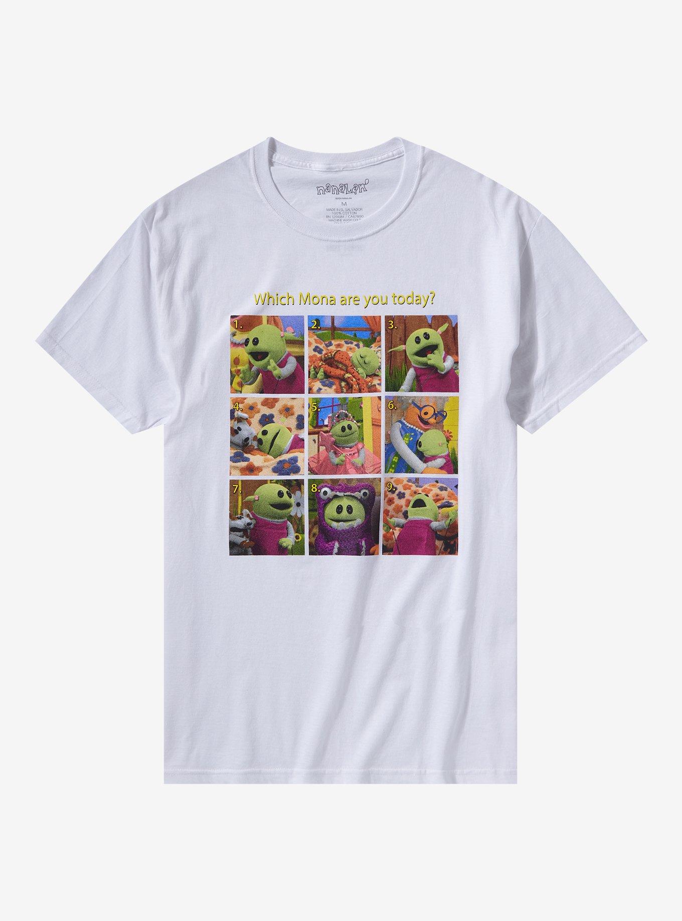 Nanalan' Mona Mood Grid T-Shirt, MULTI, hi-res