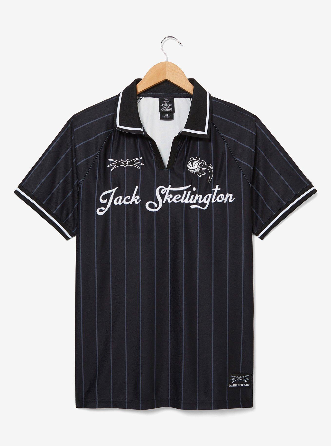 Disney The Nightmare Before Christmas Jack Skellington Striped Soccer Jersey — BoxLunch Exclusive