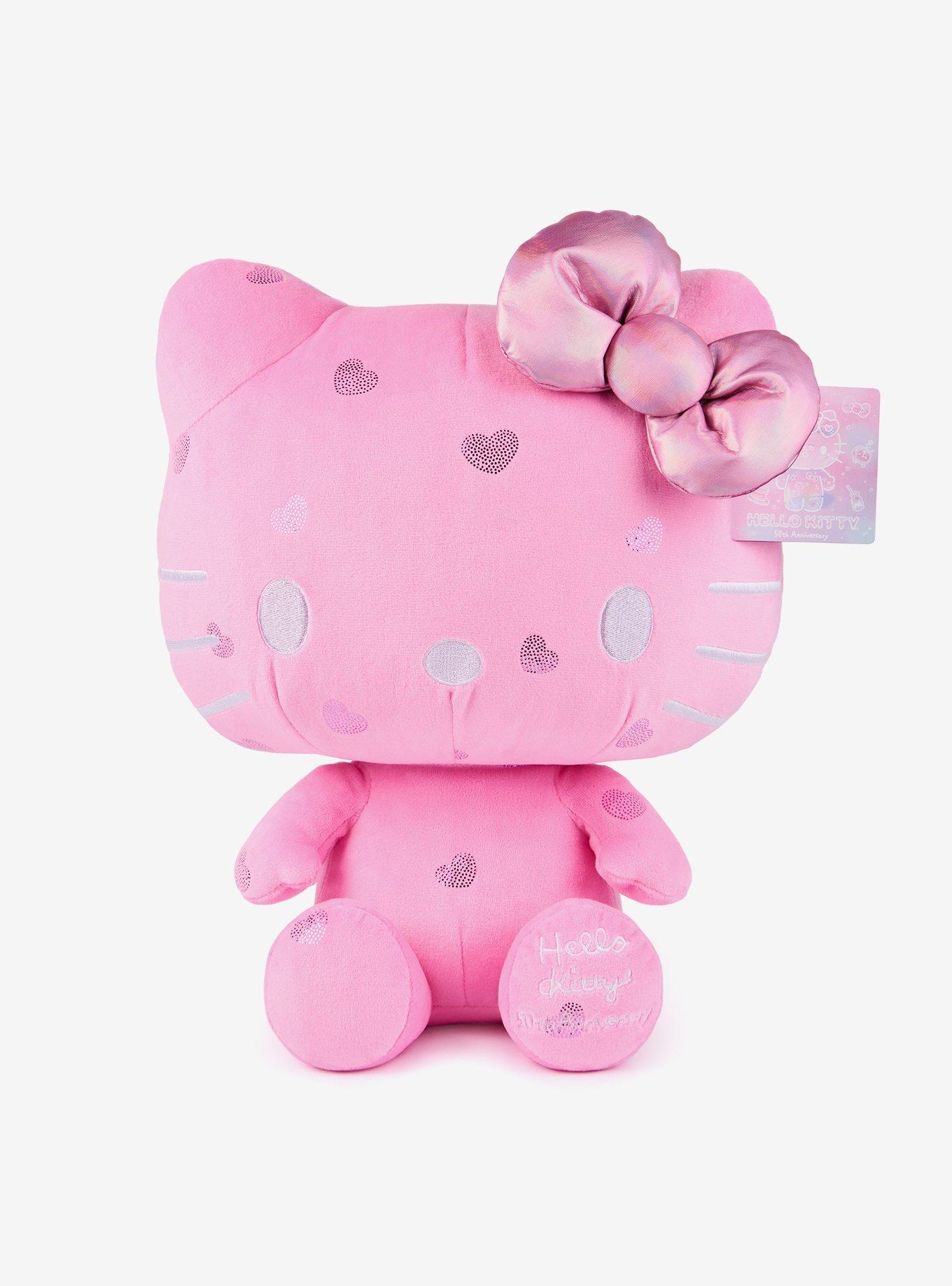 Hello Kitty 50th Anniversary Pink Heart Plush, , hi-res