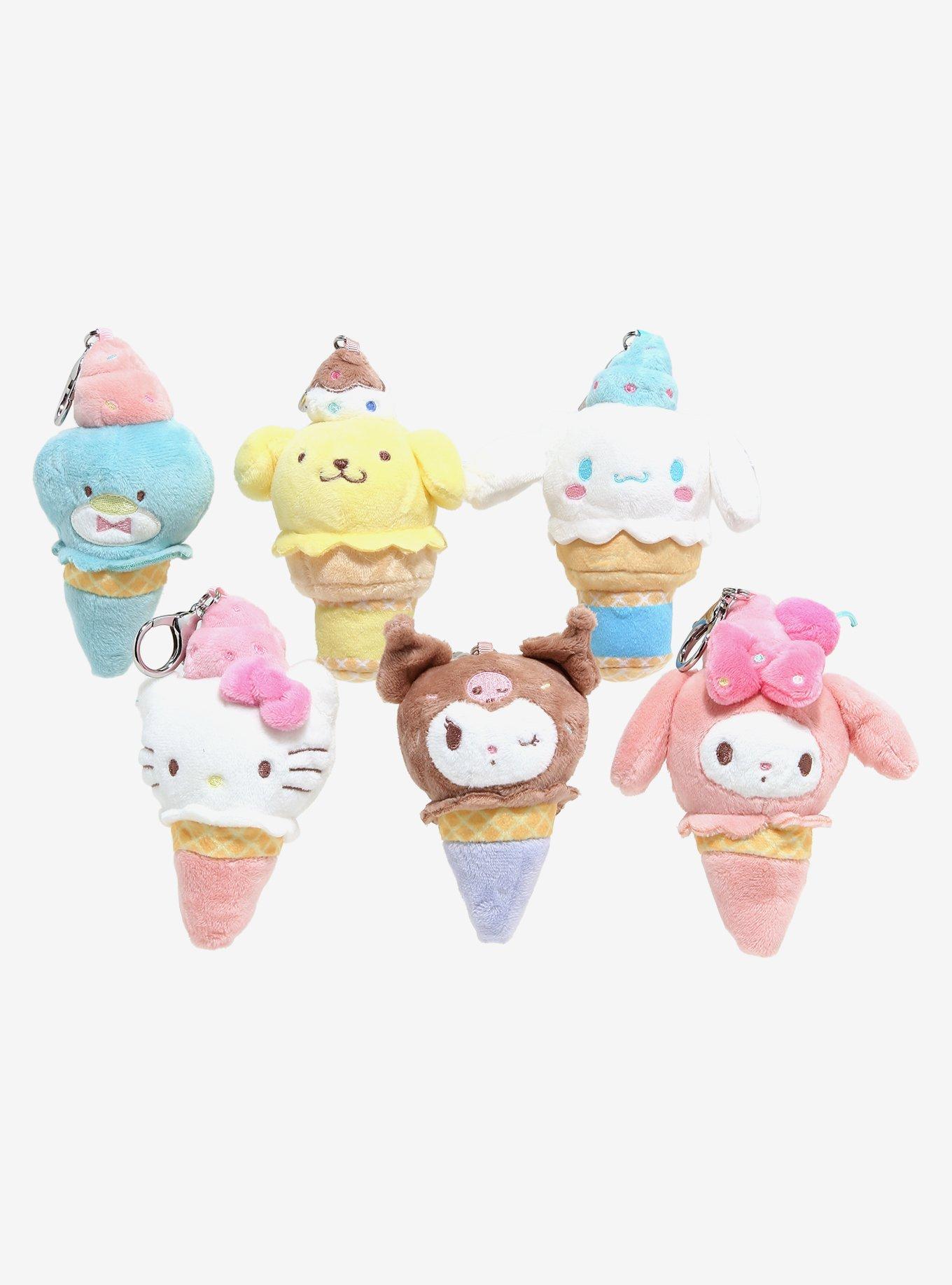 Hello Kitty And Friends Ice Cream Blind Box Plush Key Chain Hot