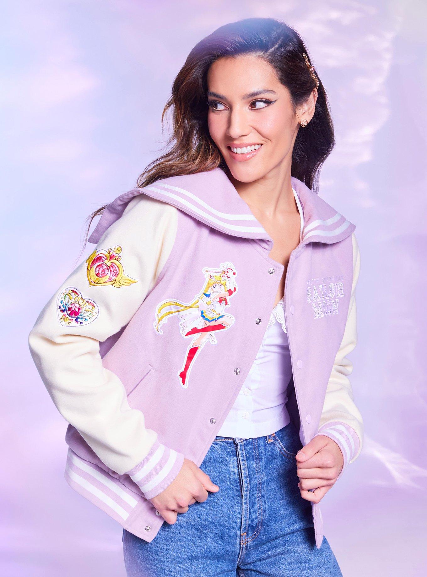 トップス Pretty Guardian Sailor Moon UVProtection Pretty Guardian Sailor Moon School Uniform Long-Sleeve Top