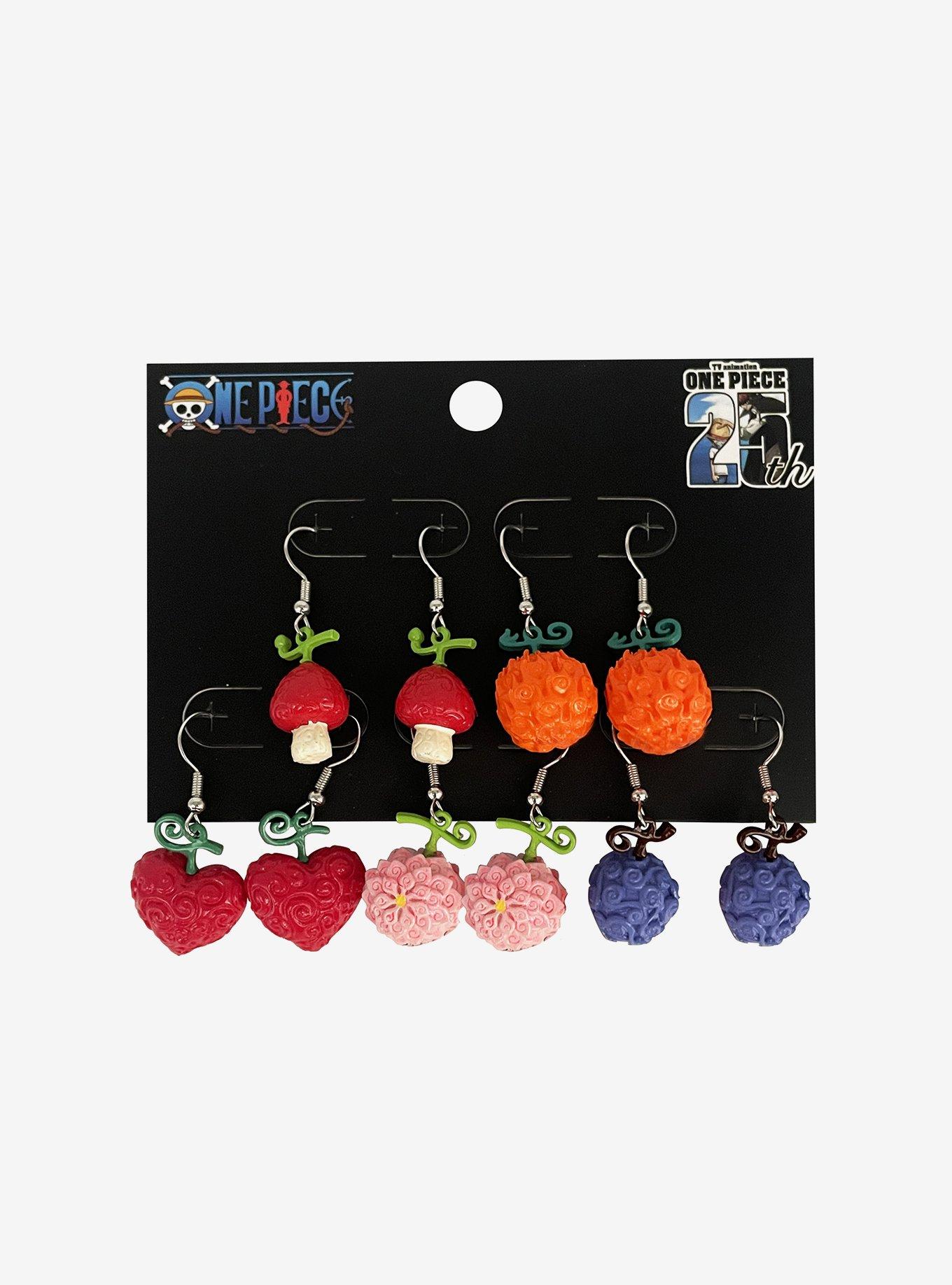 One Piece Devil Fruit Charm Earring Set, , hi-res