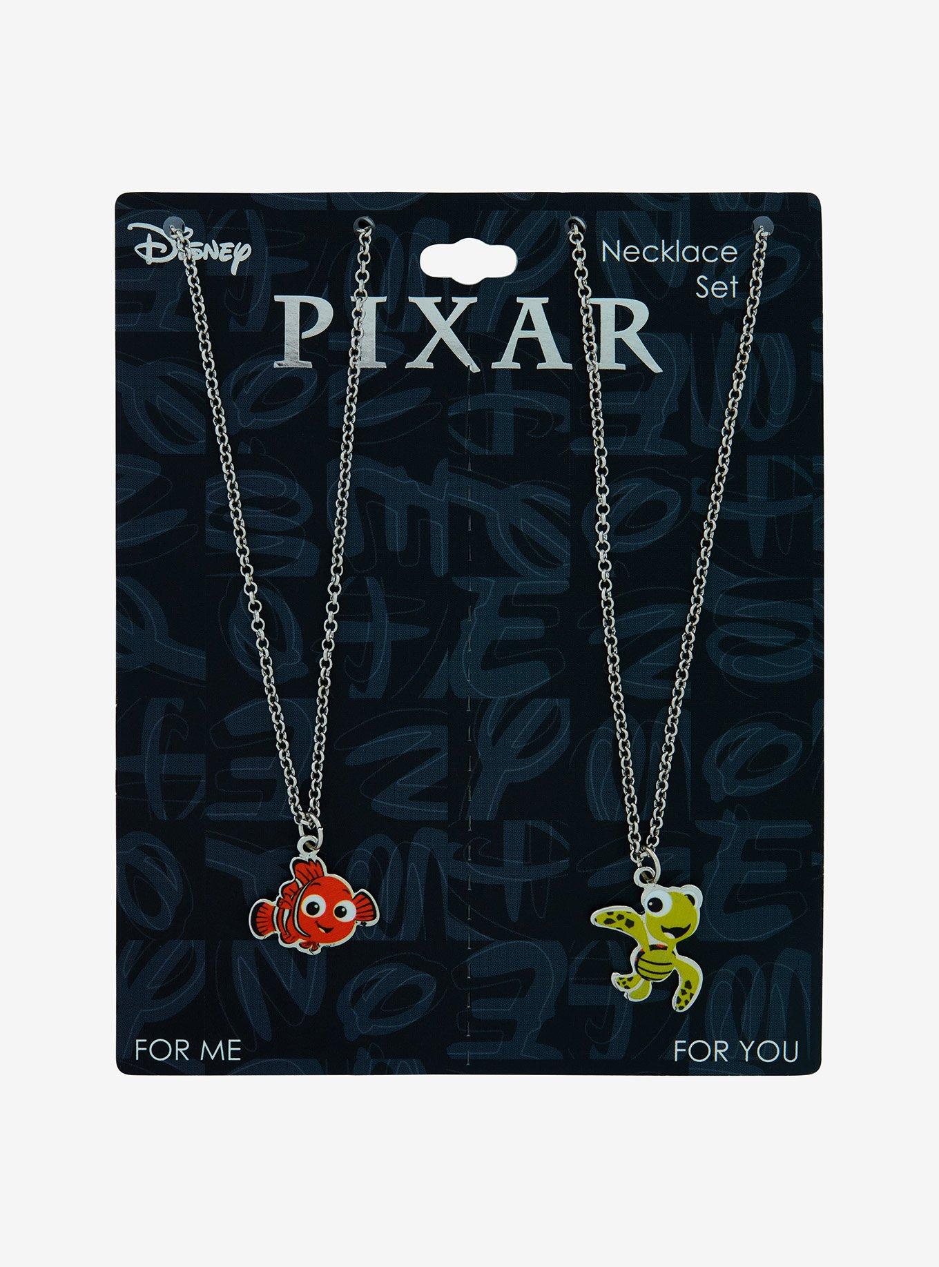 Disney Pixar Finding Nemo Squirt & Nemo Best Friend Necklace Set, , hi-res