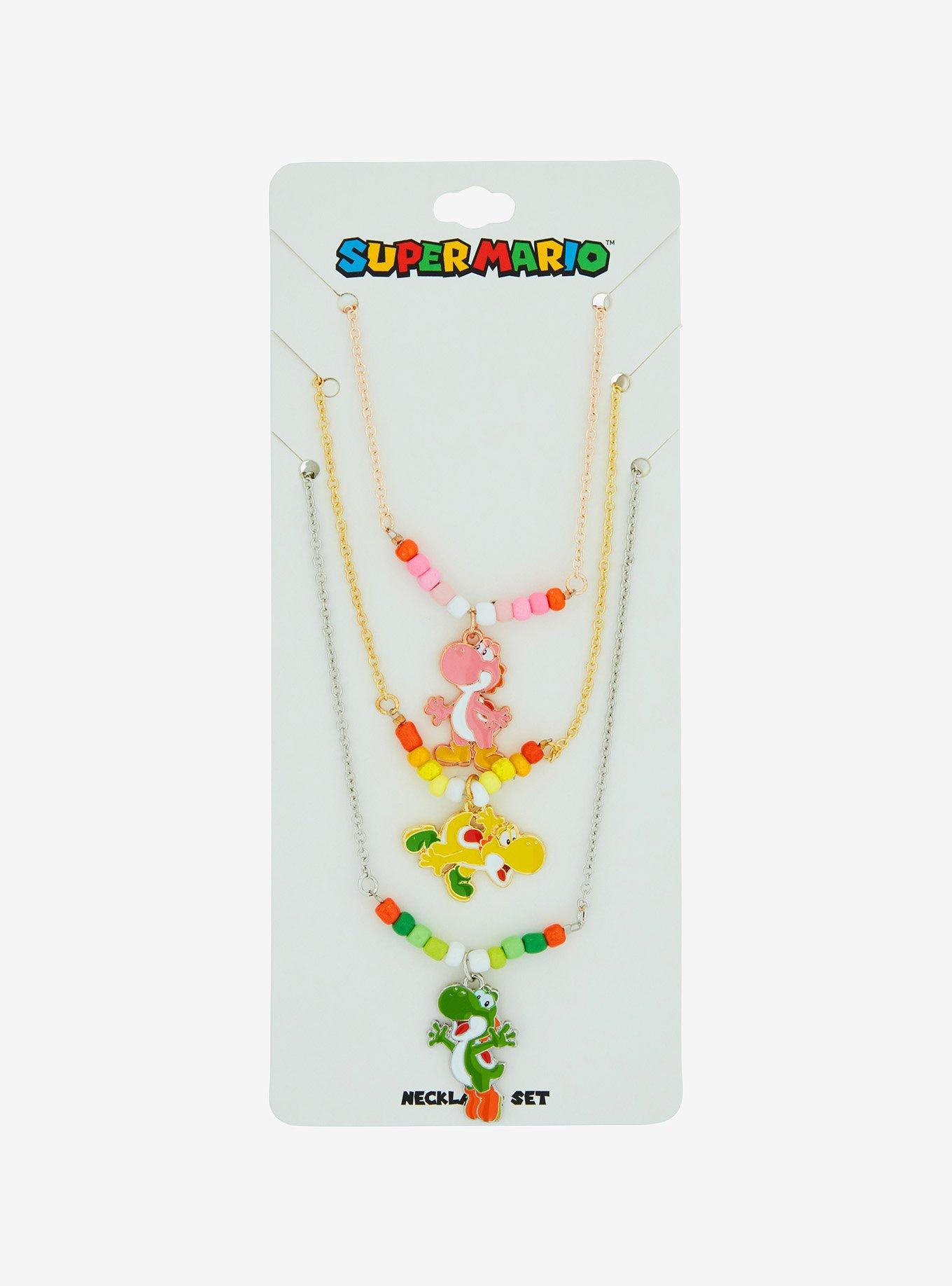 Super Mario Yoshi Trio Necklace Set, , hi-res