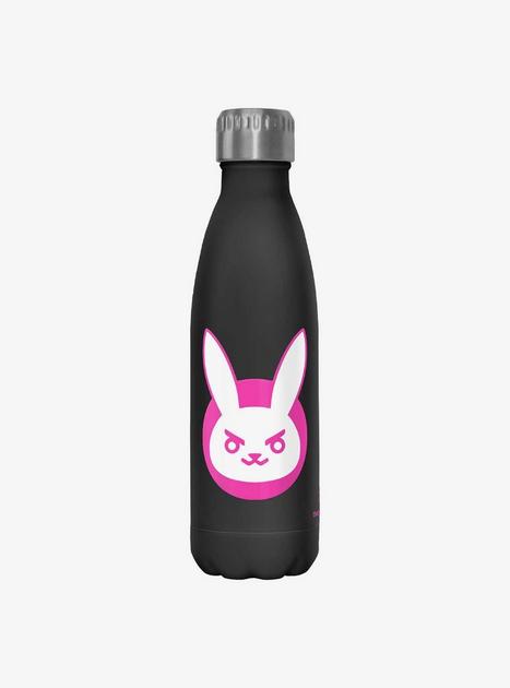 Overwatch D.Va Icon Stainless Steel Water Bottle - BLACK | Hot Topic