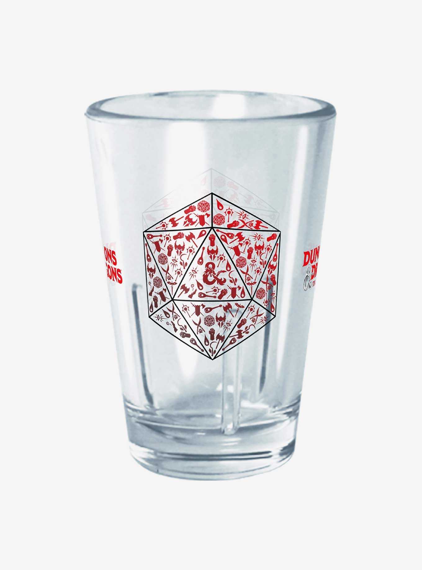 Dungeons & Dragons D20 Fill Mini Glass, , hi-res