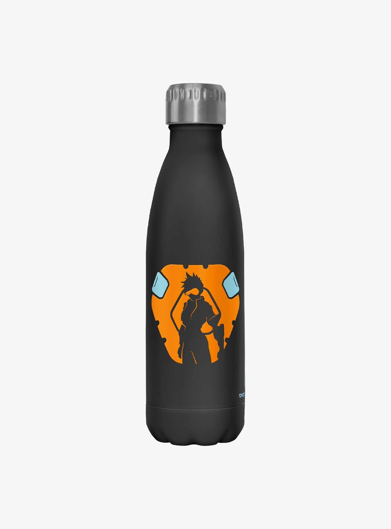 Overwatch Tracer Badge Stainless Steel Water Bottle, , hi-res