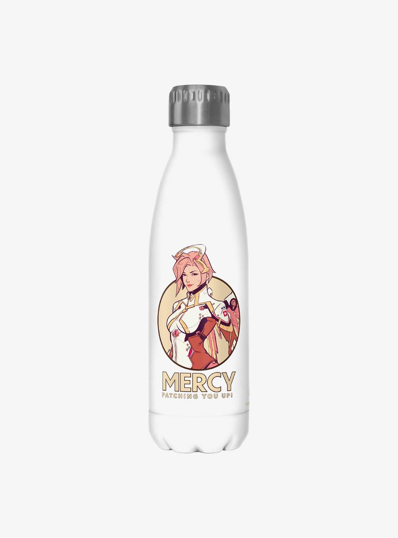 Overwatch Mercy Patching You Up Stainless Steel Water Bottle, , hi-res