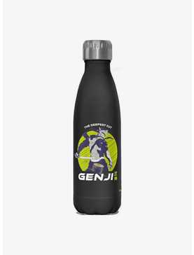 Overwatch Genji Badge Stainless Steel Water Bottle, , hi-res