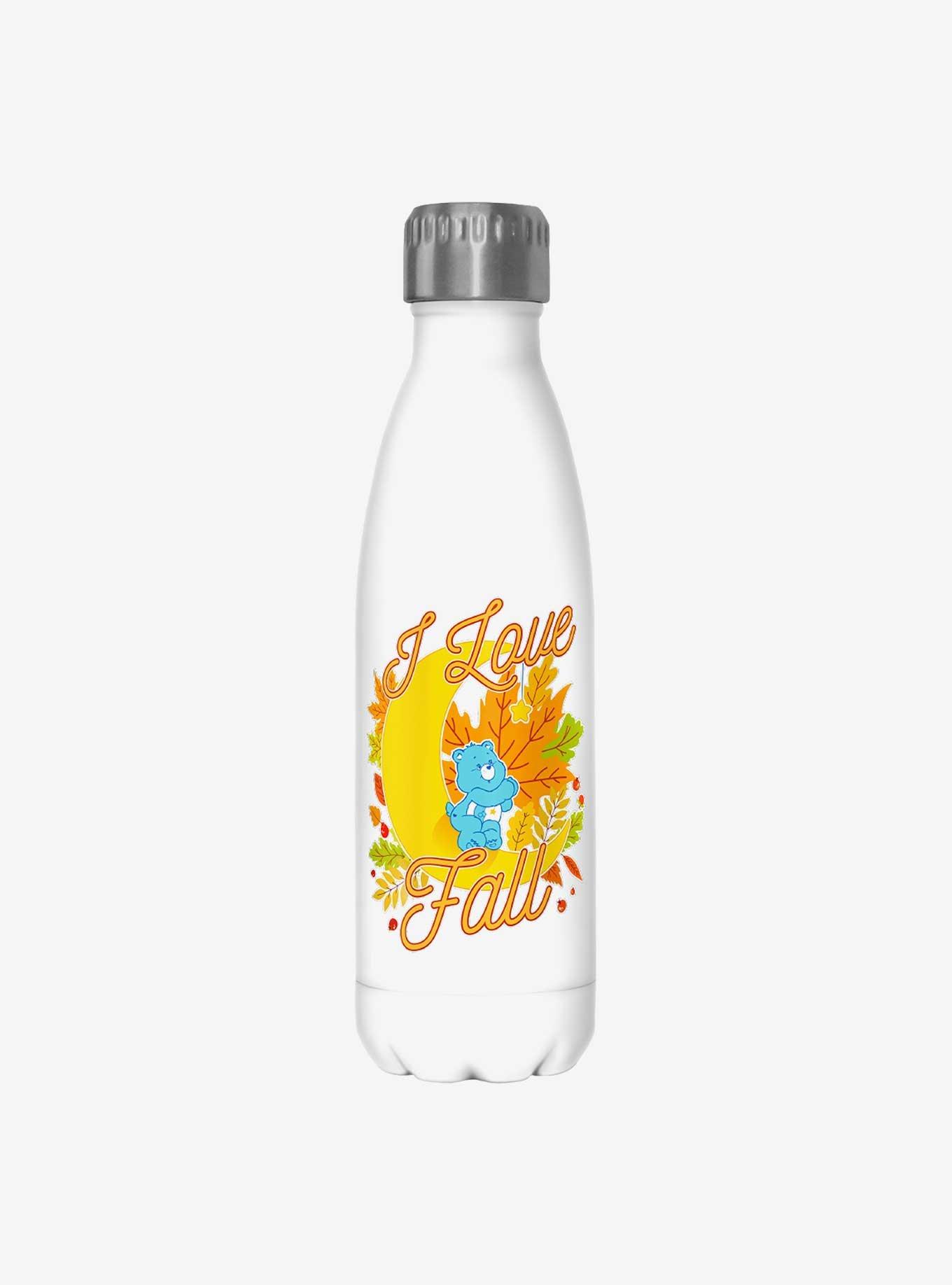 Care Bears Bedtime Bear Loves Fall Stainless Steel Water Bottle, , hi-res