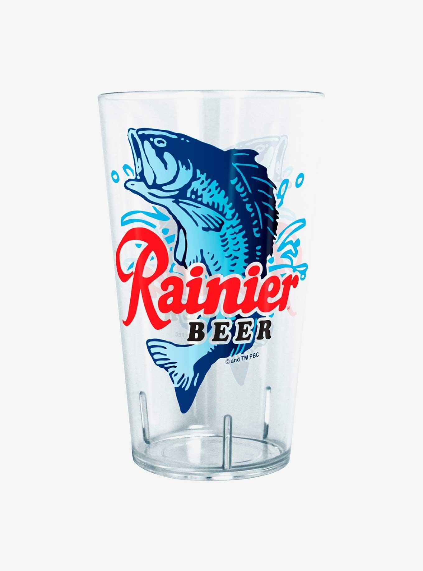 Pabst Blue Ribbon Rainier Fishing Logo Tritan Cup, , hi-res