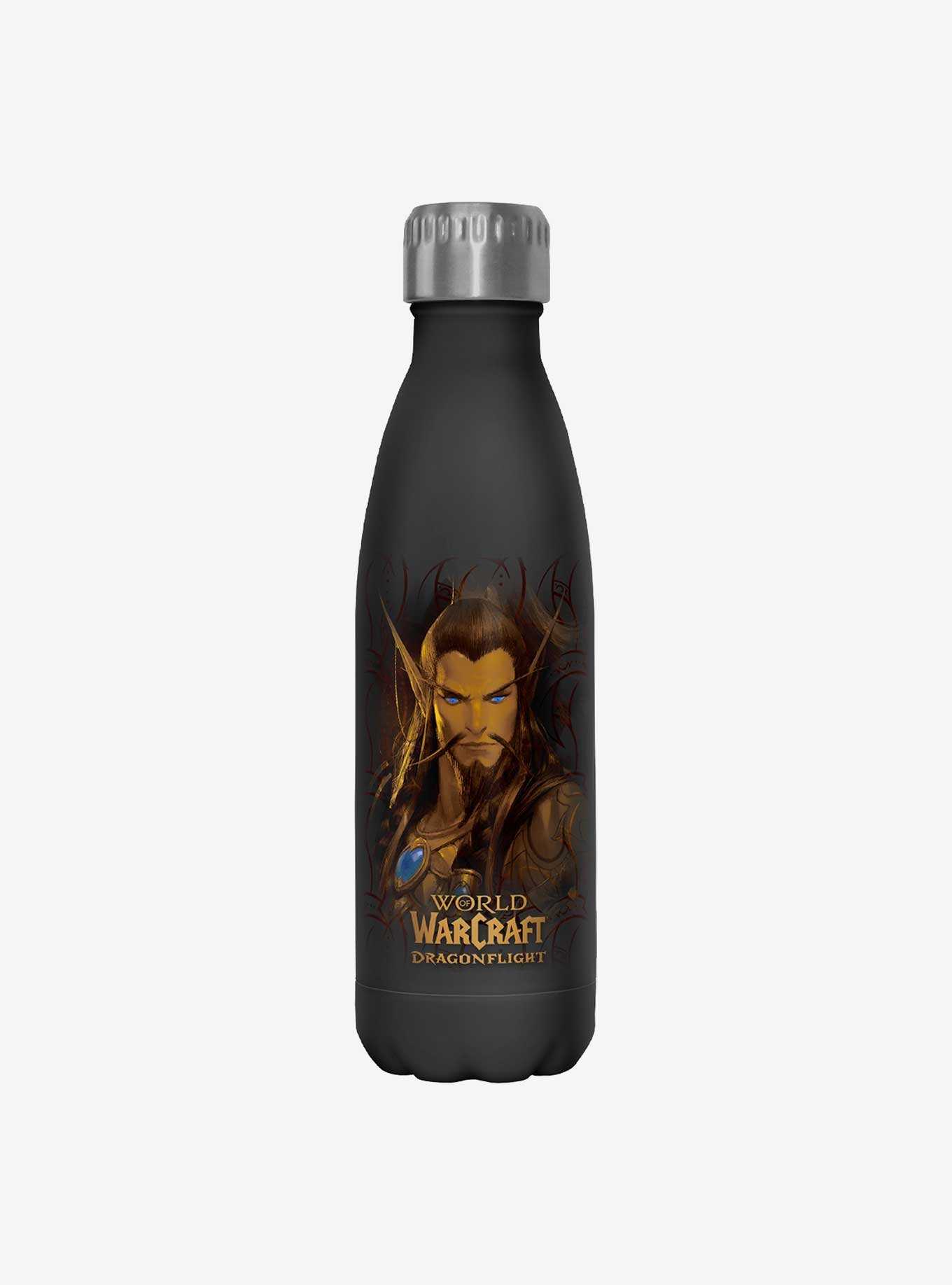 World of Warcraft Nozdormu Bronze Dragon Logo Stainless Steel Water Bottle, , hi-res