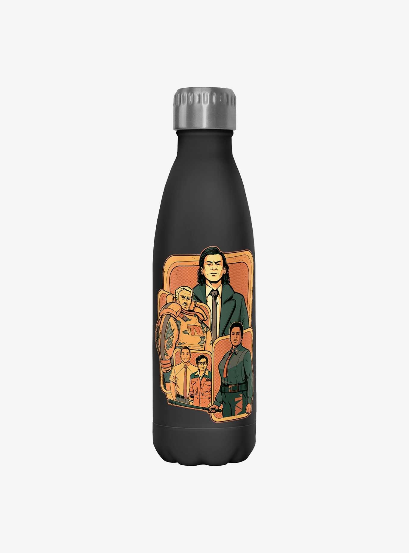 Marvel Loki Groupshot Badge Stainless Steel Water Bottle