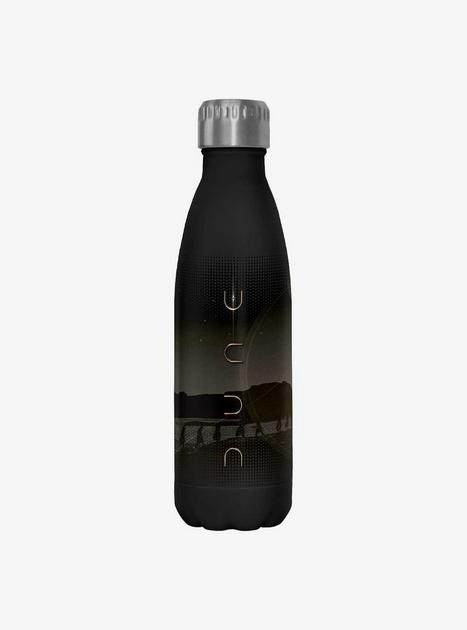 Dune Night Logo Stainless Steel Water Bottle - BLACK | Hot Topic