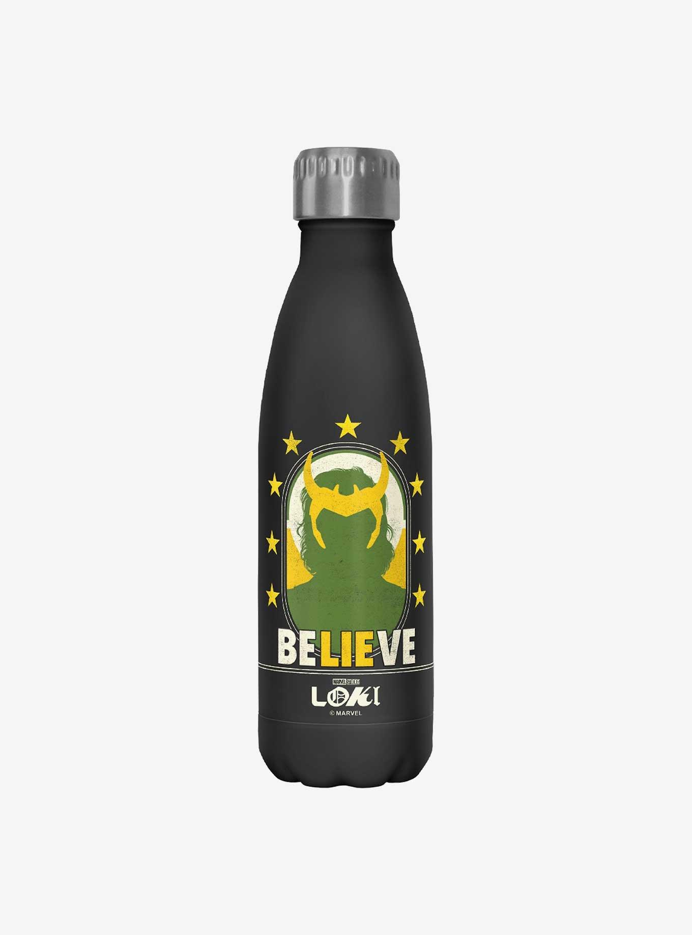 Marvel Loki President Loki Believe Stainless Steel Water Bottle, , hi-res