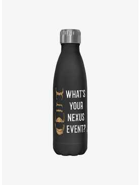 Marvel Loki What's Your Nexus Event Stainless Steel Water Bottle, , hi-res